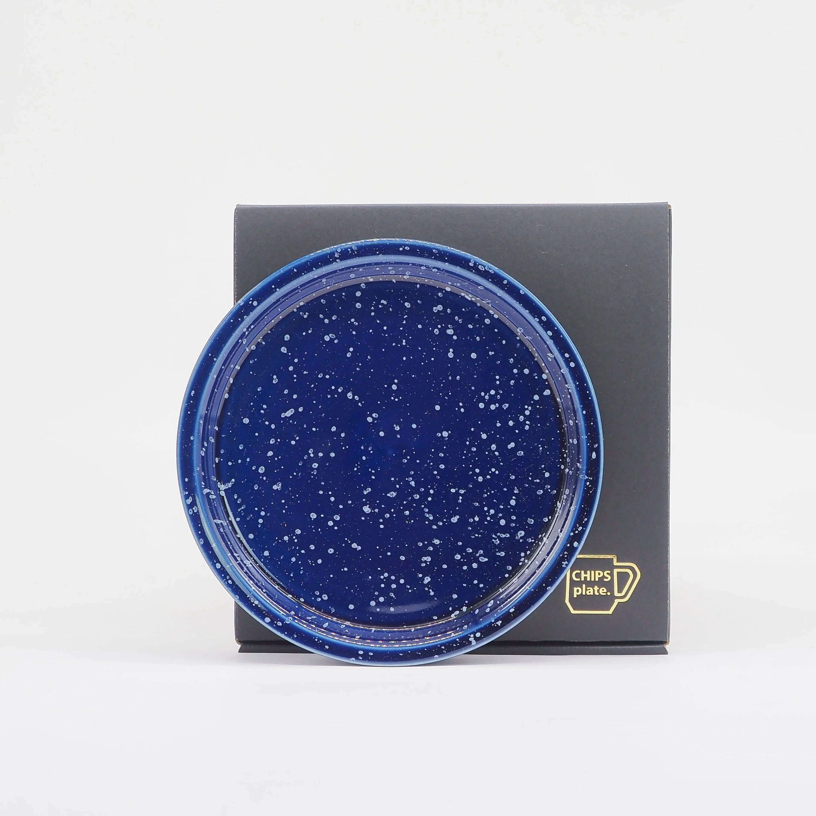 CHIPS PLATE S SPLASH NAVY-WHITE