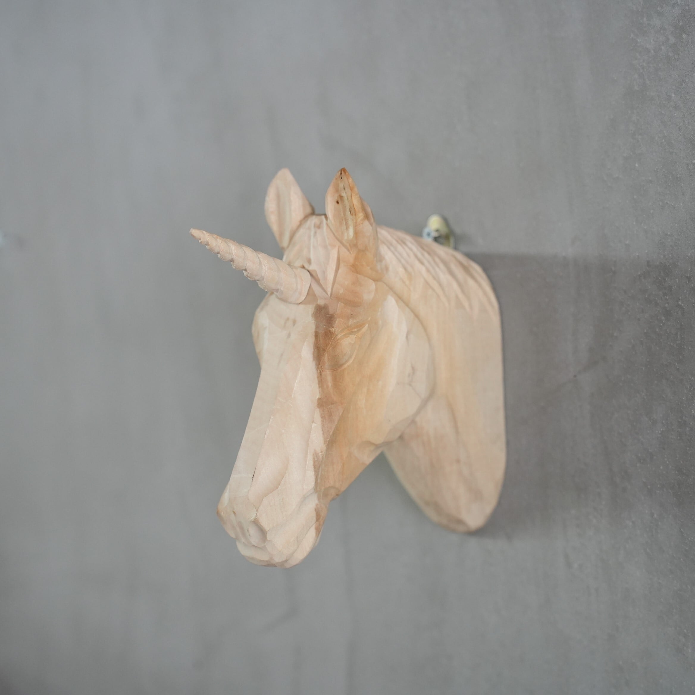Wooden Animal Head / Unicorn