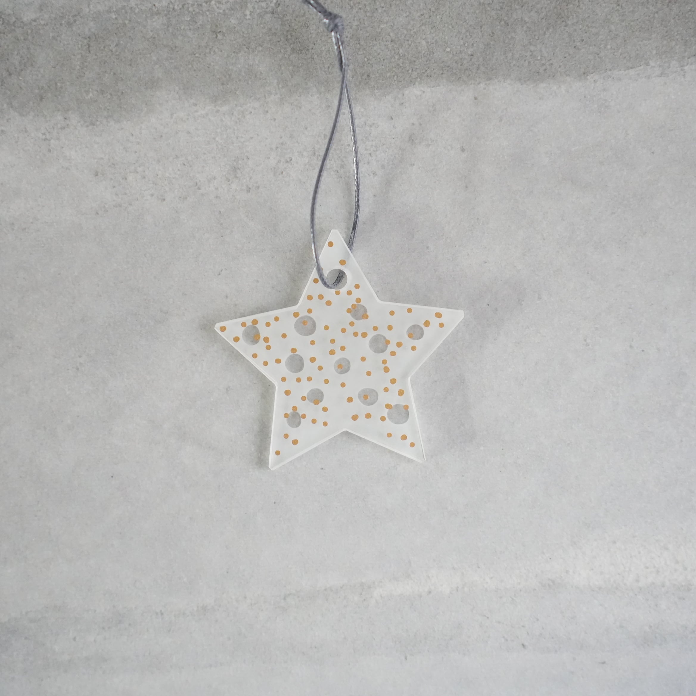 Glass Star Ornament S