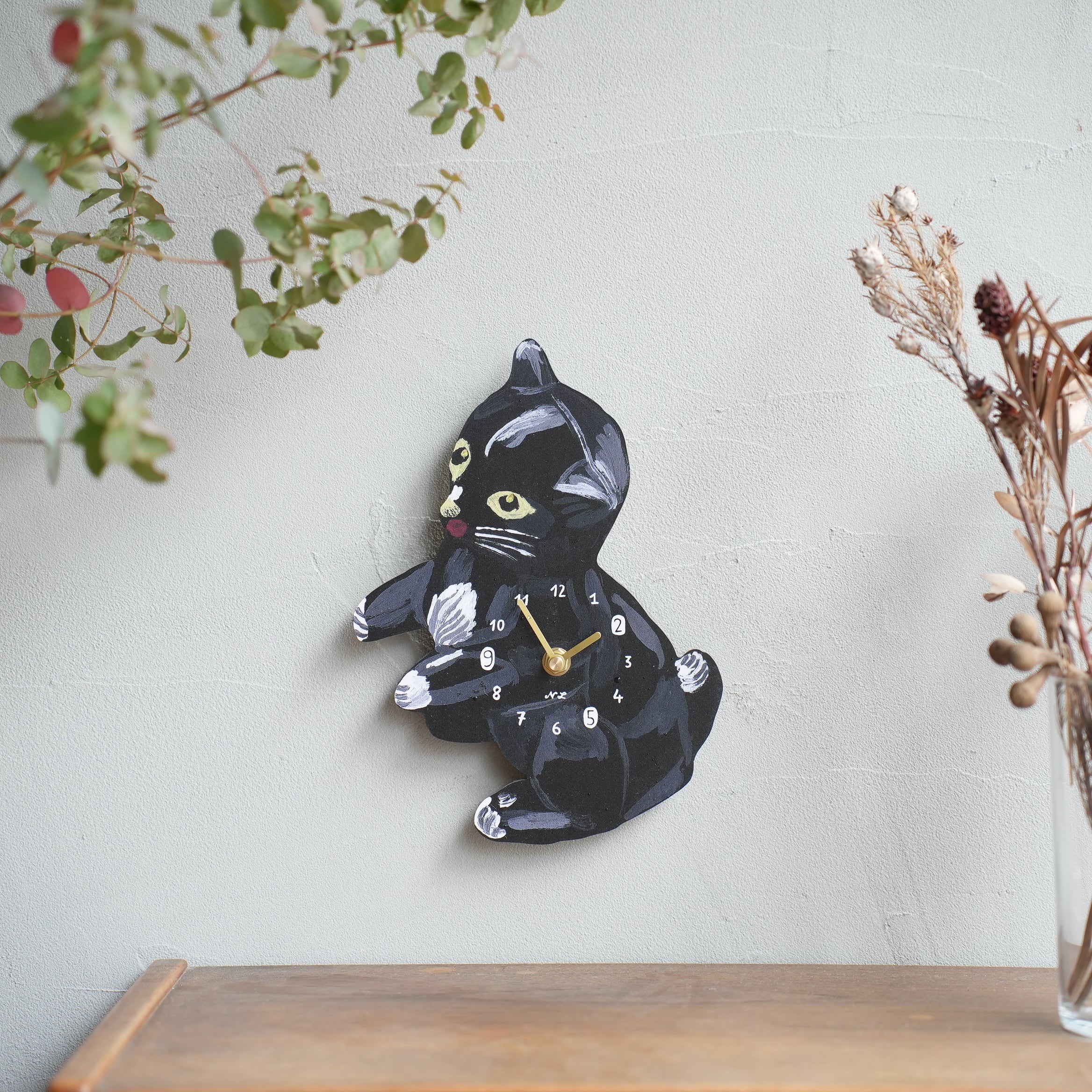 Nathalie Lete Diecut Clock Toy Cat