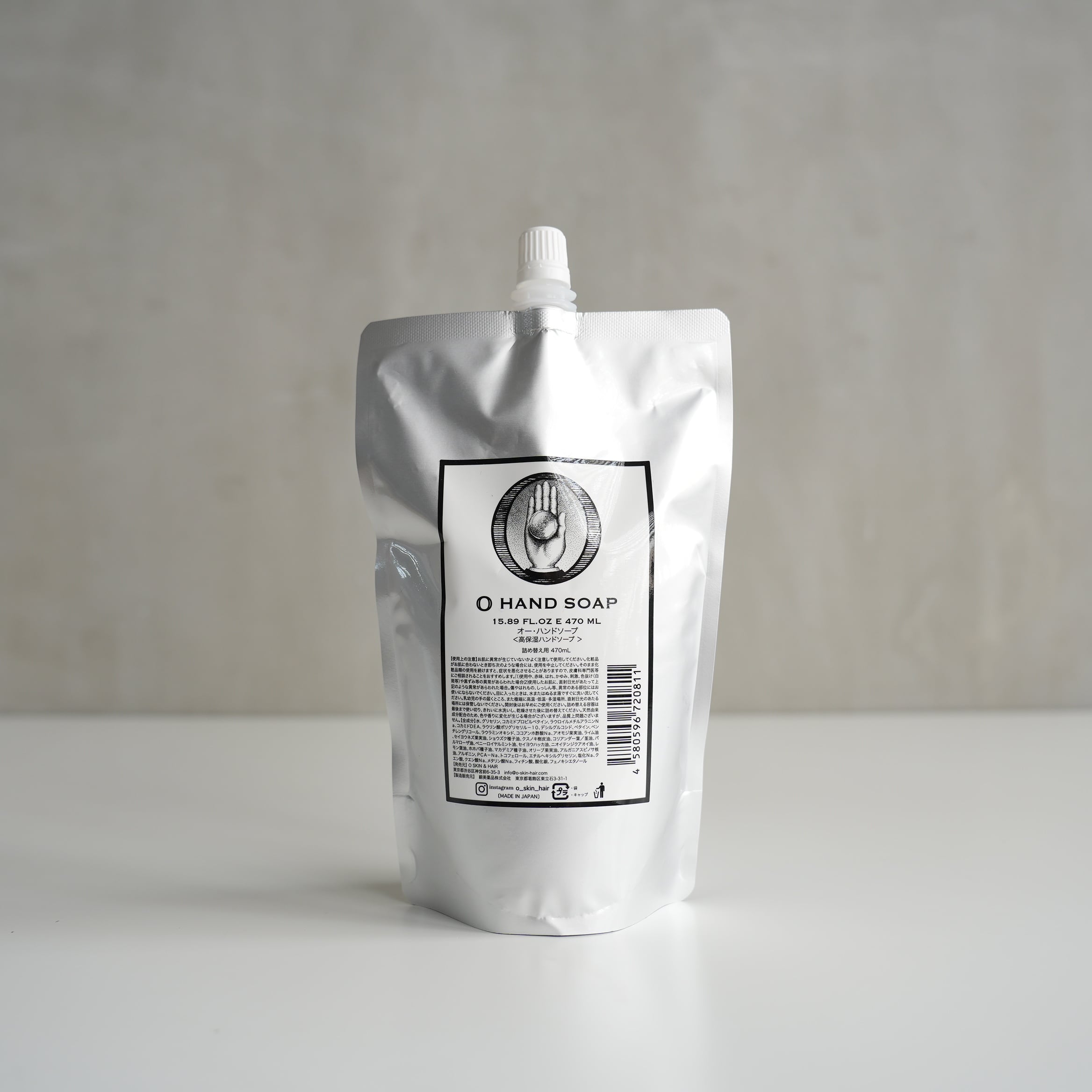 O skin & hair HAND SOAP Refill