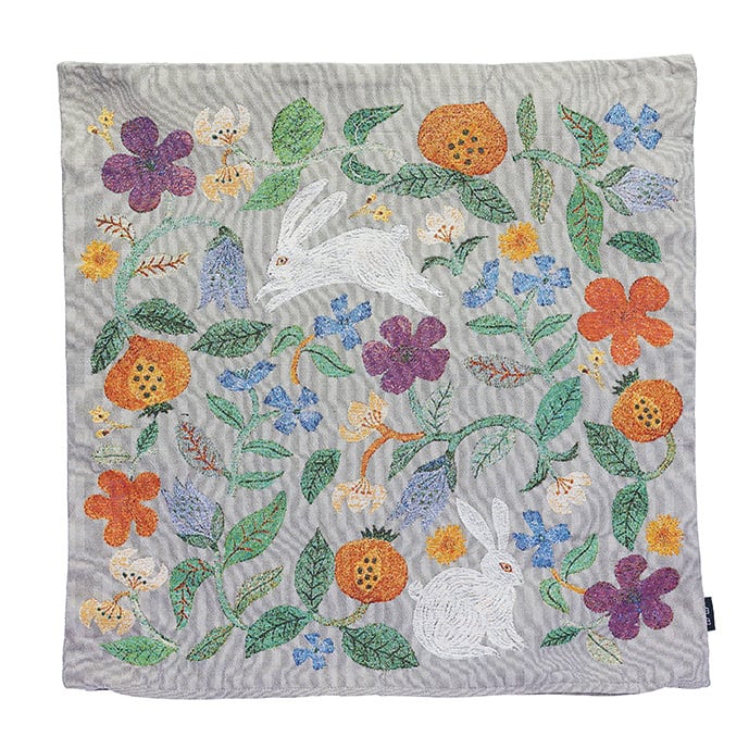 MM Cushion cover Plants-Rabbits