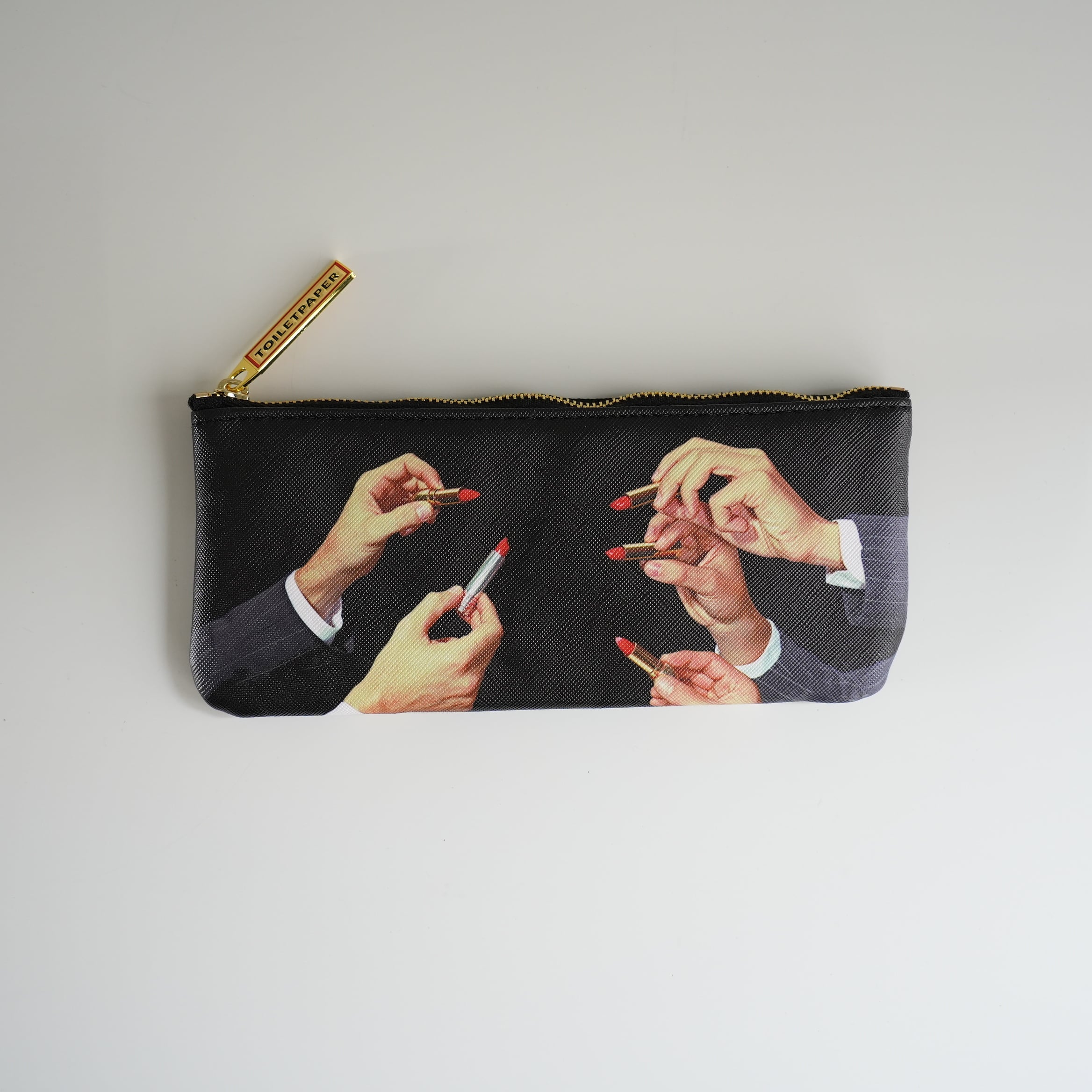 PU Pen Case LIPSTICKS BK SELETTI/ TOILETPAPER