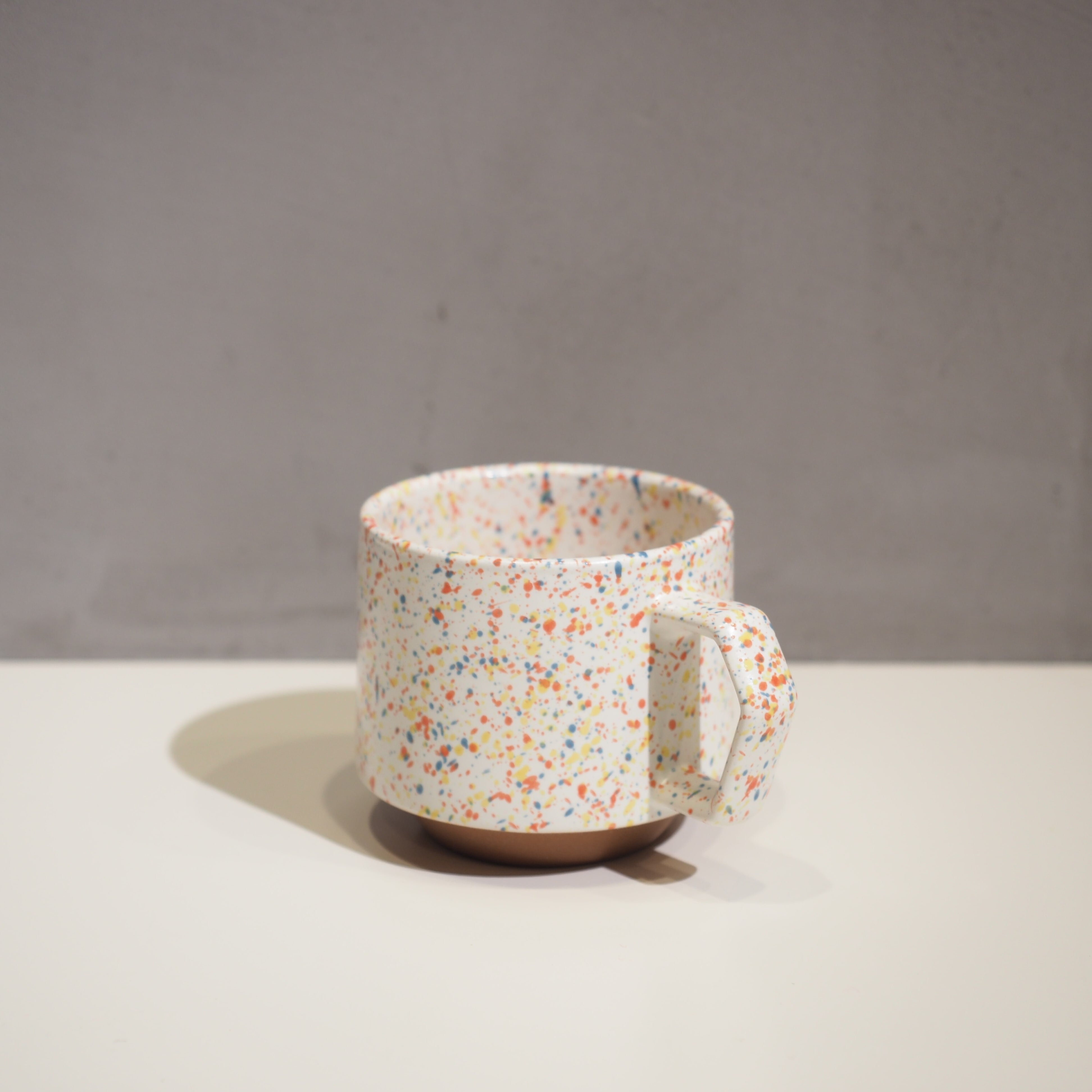 CHIPS Stacking Mug SPLASH White × Orange