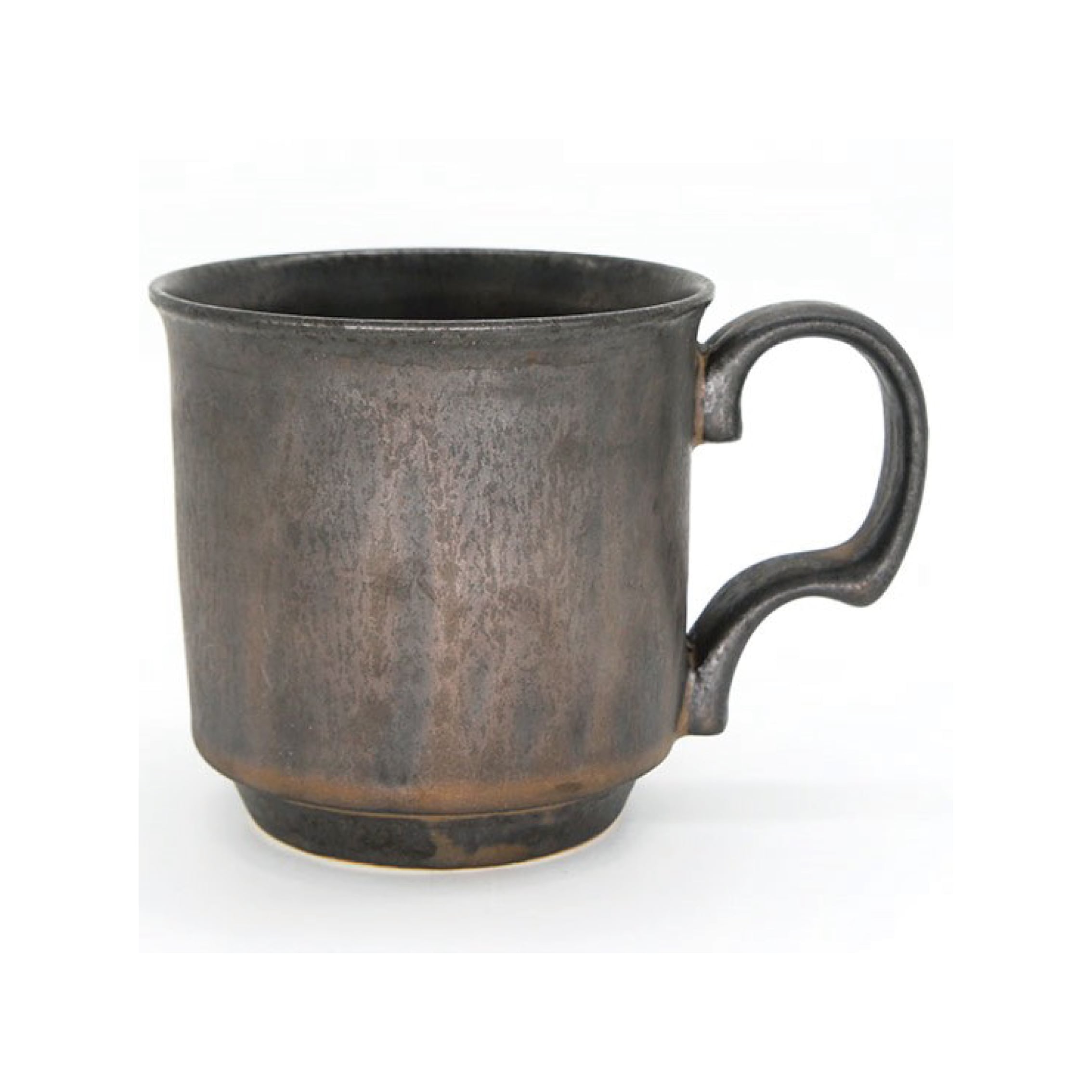 Ancient Pottery Mug Brass
