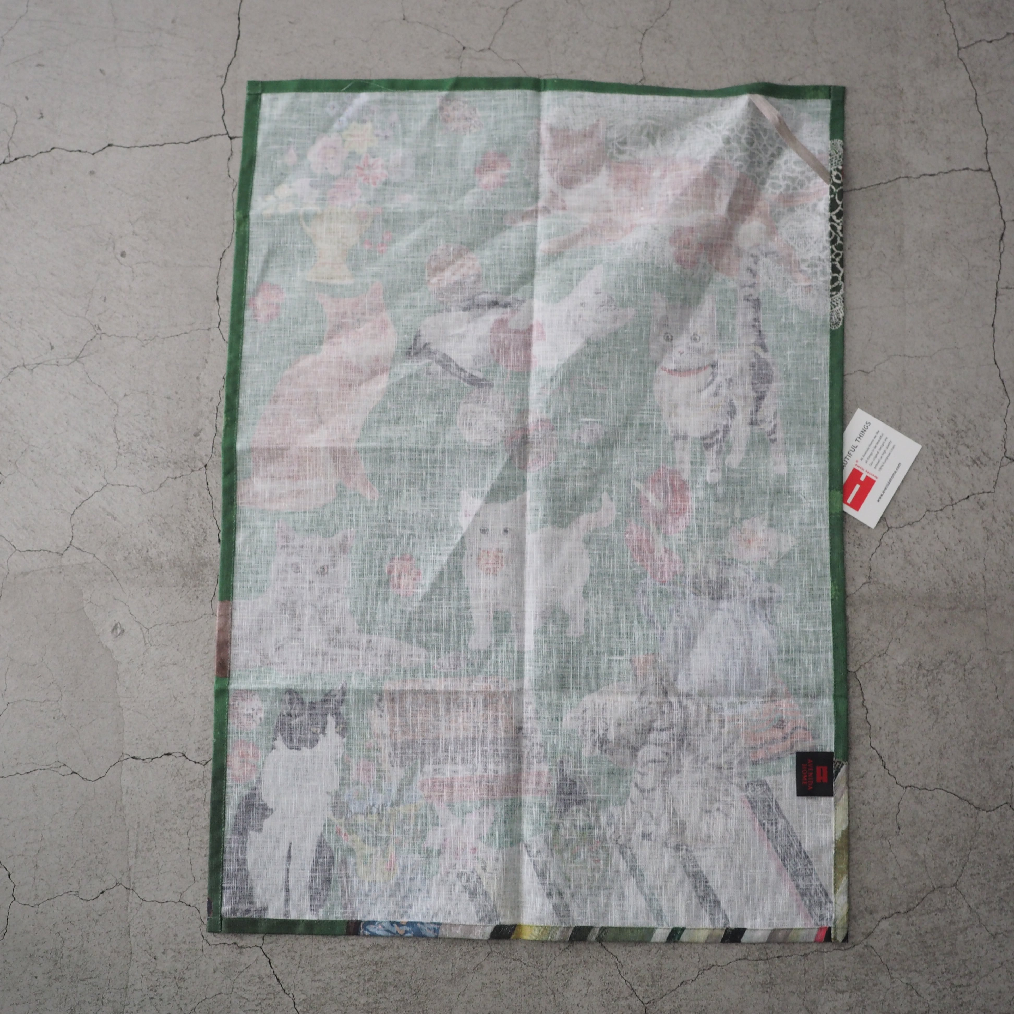 Nathalie Lete Les Chats Tea Towel