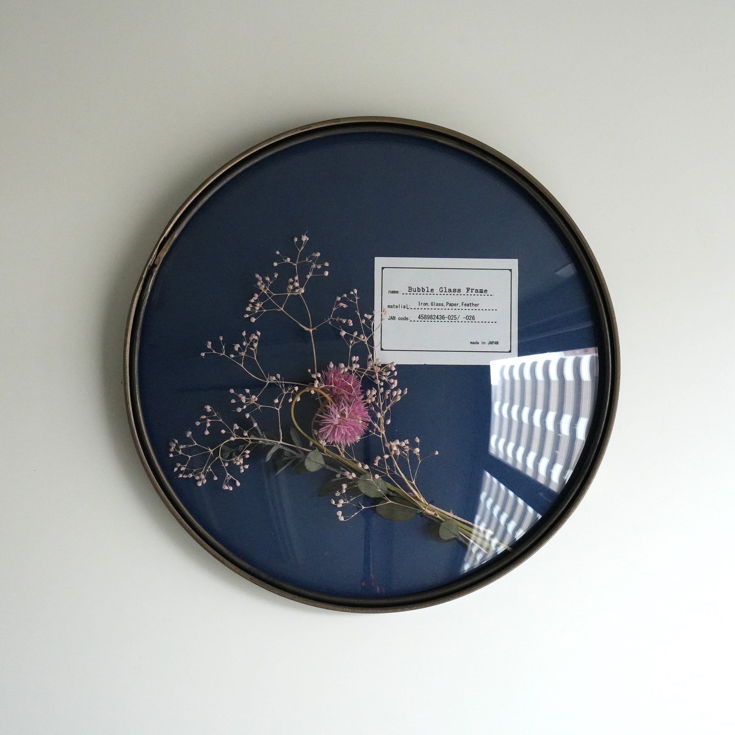 Bubble Glass Frame L Pink