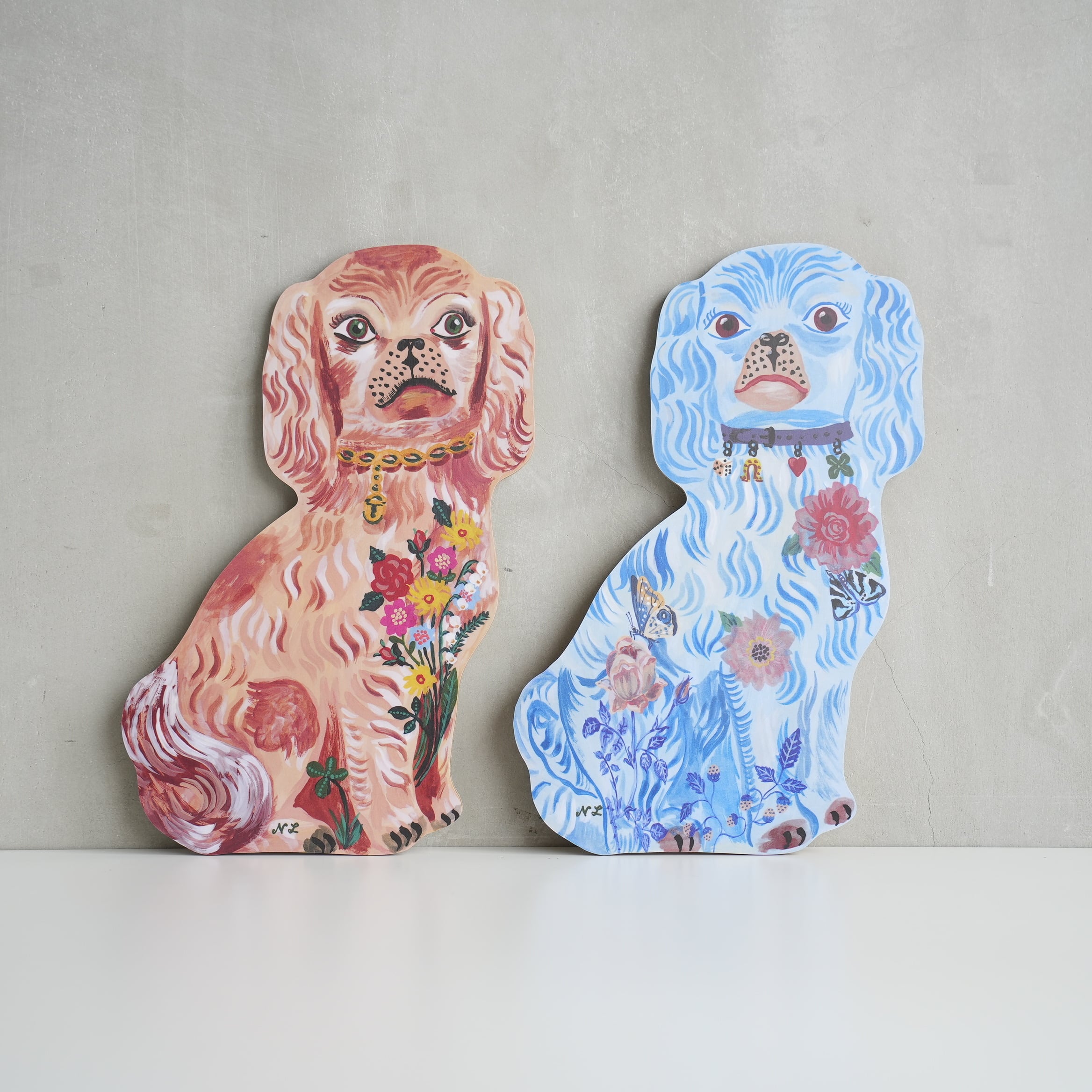 Nathalie Lete Blue Dog Serving Board