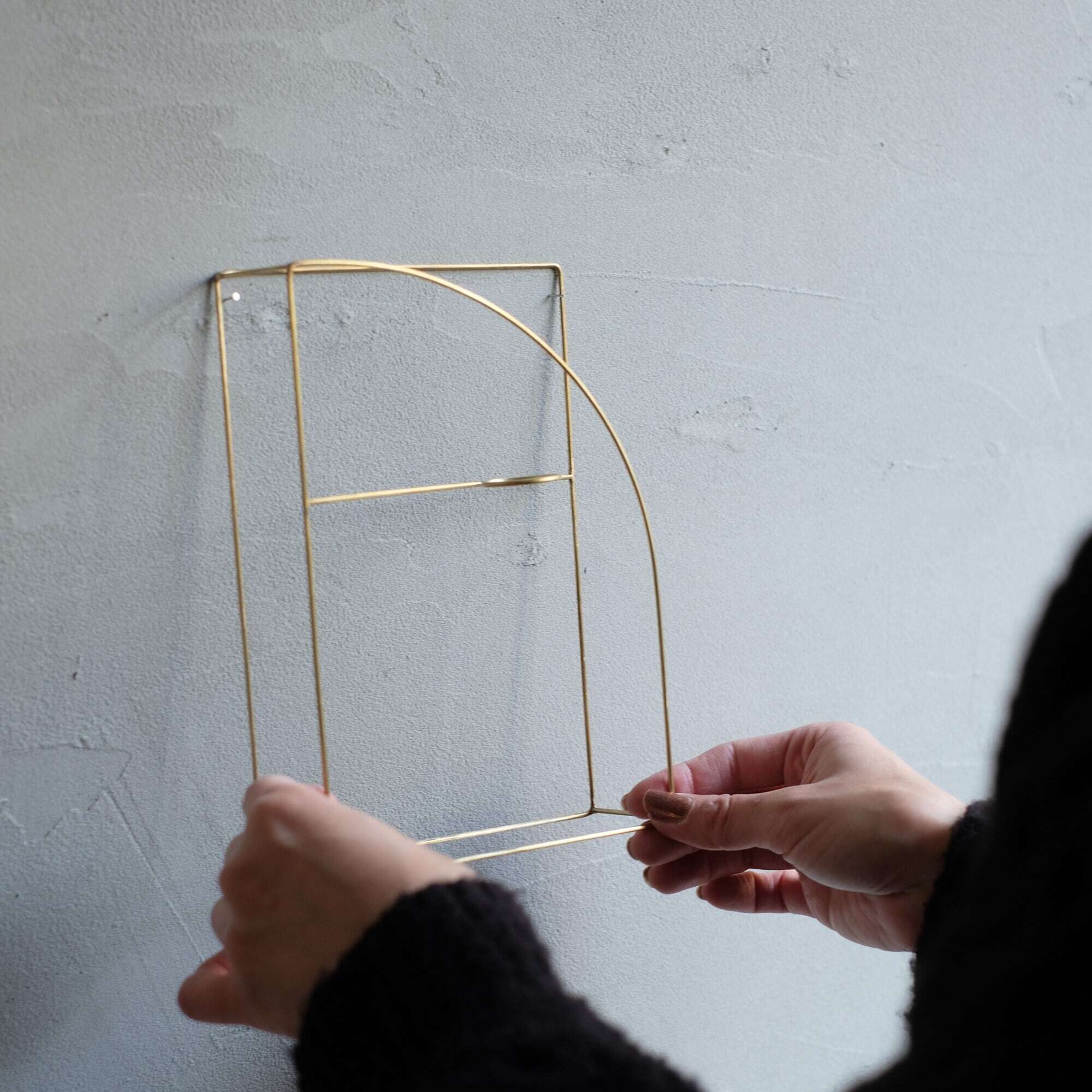 PIKE Frame Brass Vase A