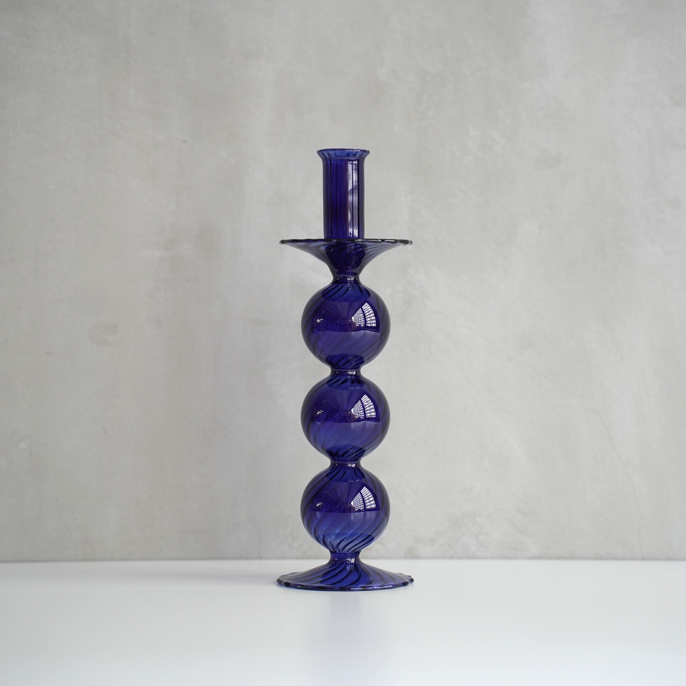 Lisa Glass Vase Blue