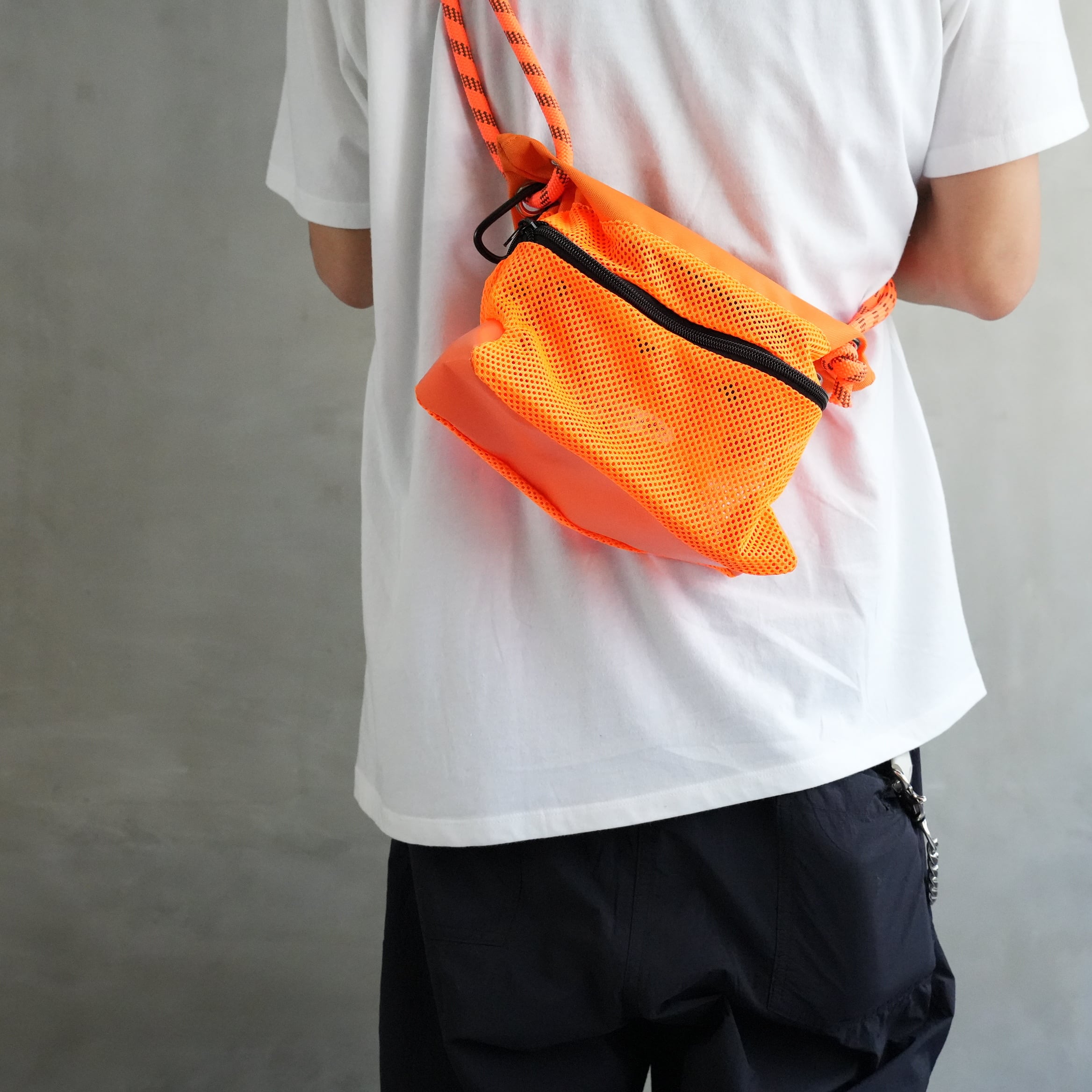 CYCLE BAG MINI MESH TYPE Orange