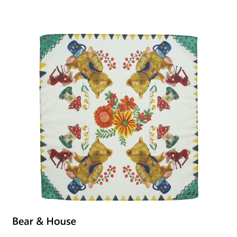 Nathalie Lete Art Handkerchief