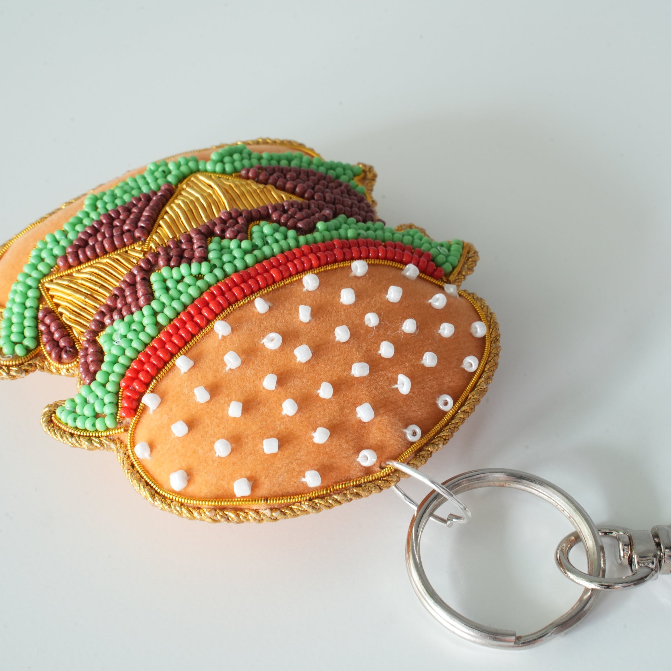 Beads Embroidery Keyholder