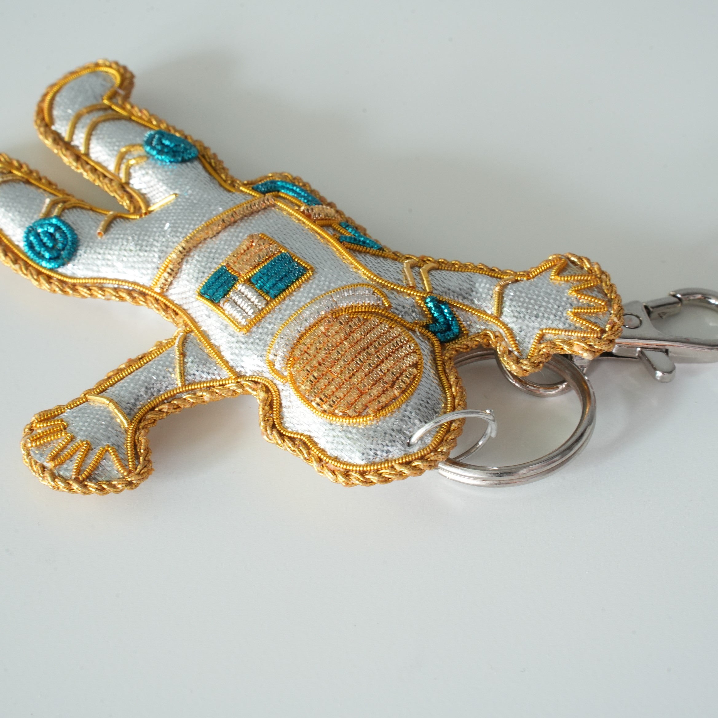 Beads Embroidery Keyholder