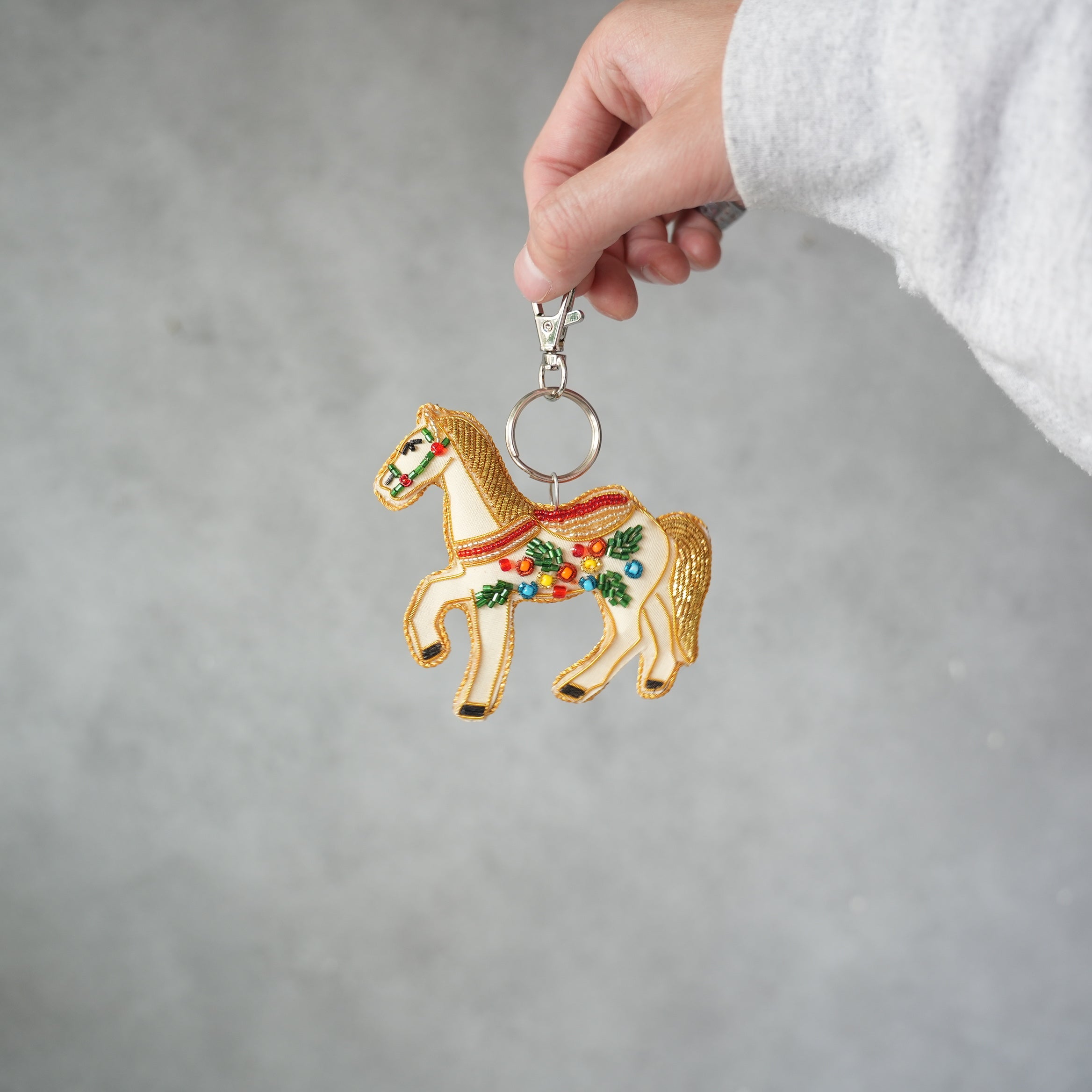 Beads Embroidery Keyholder