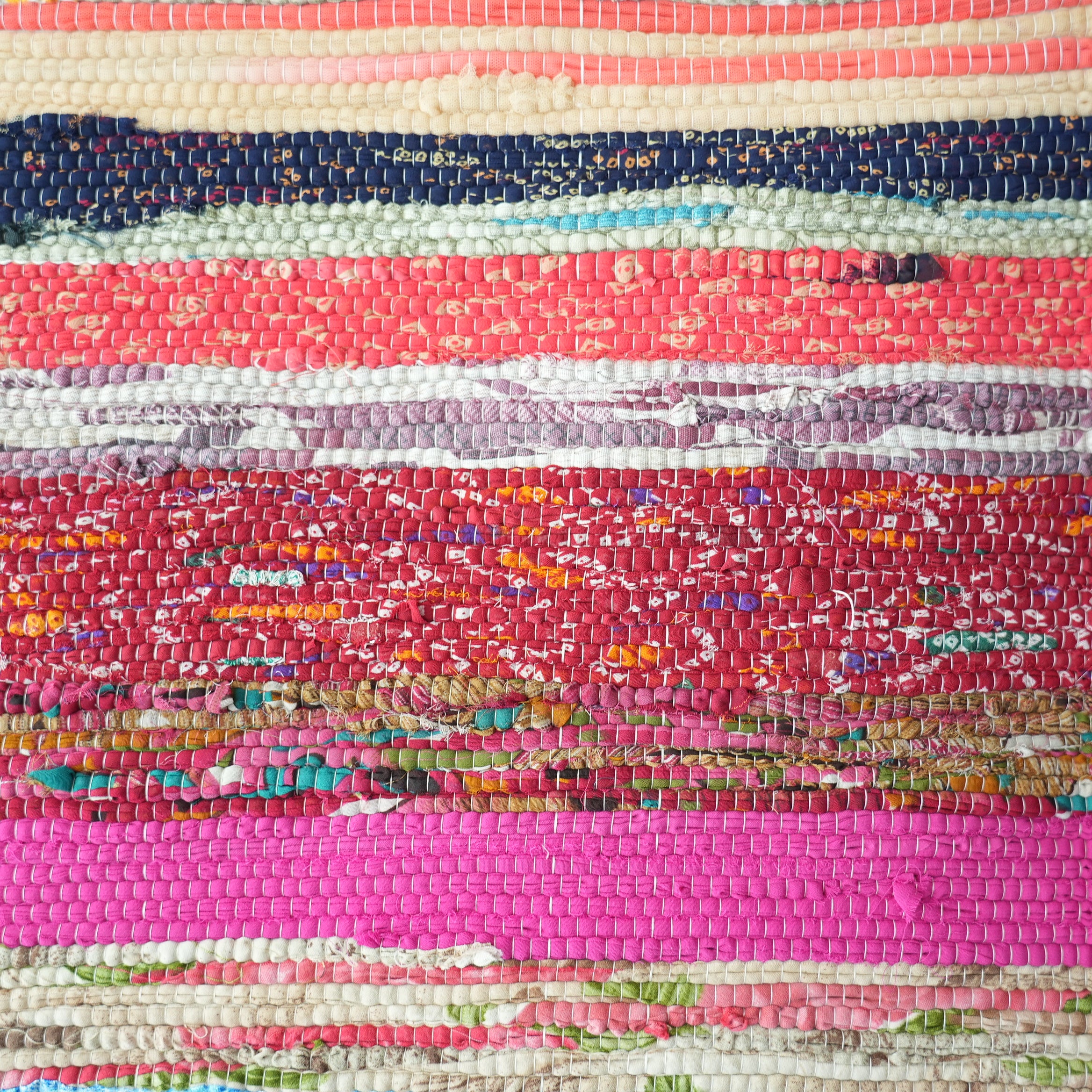 SCRAP FABRIC RUG D