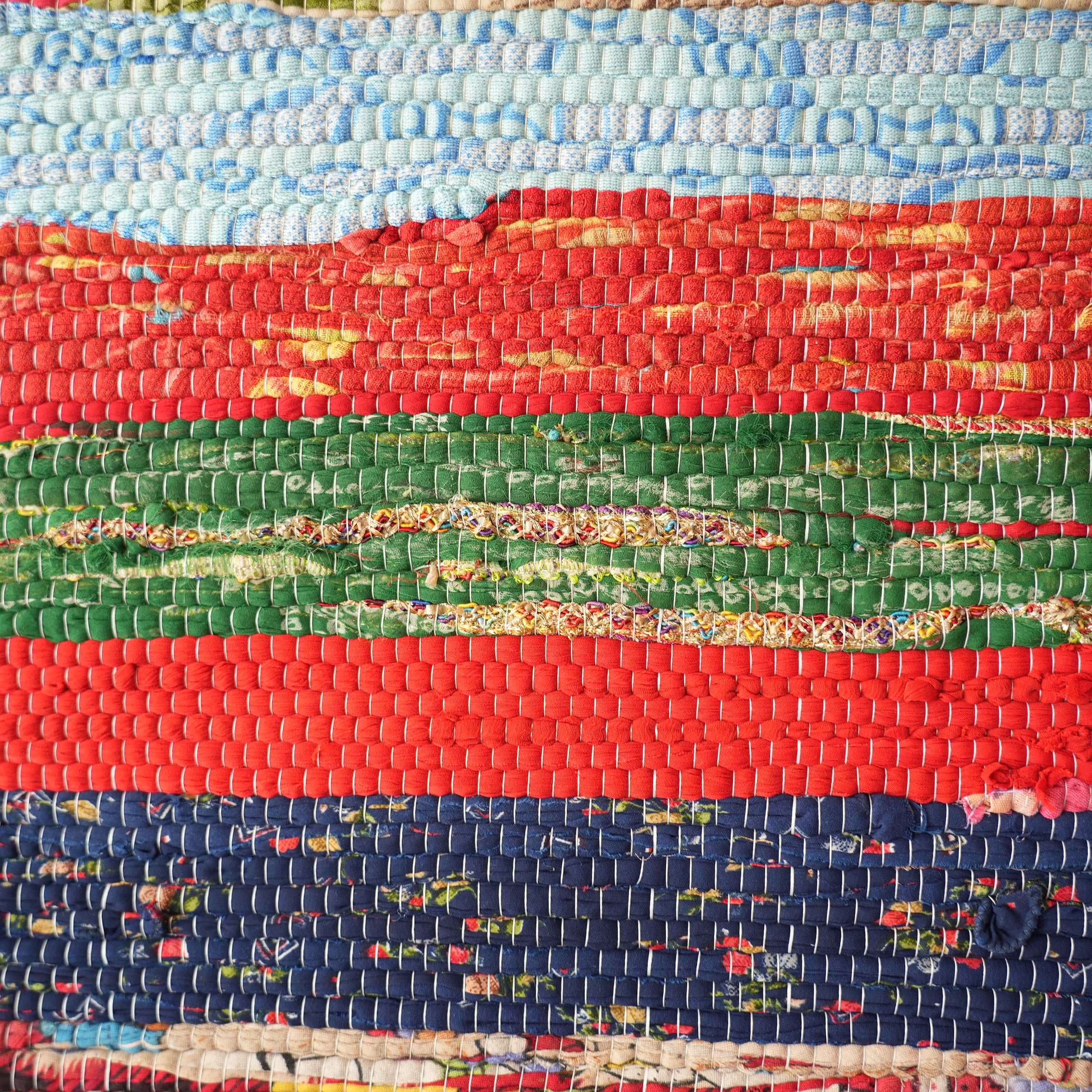 SCRAP FABRIC RUG D