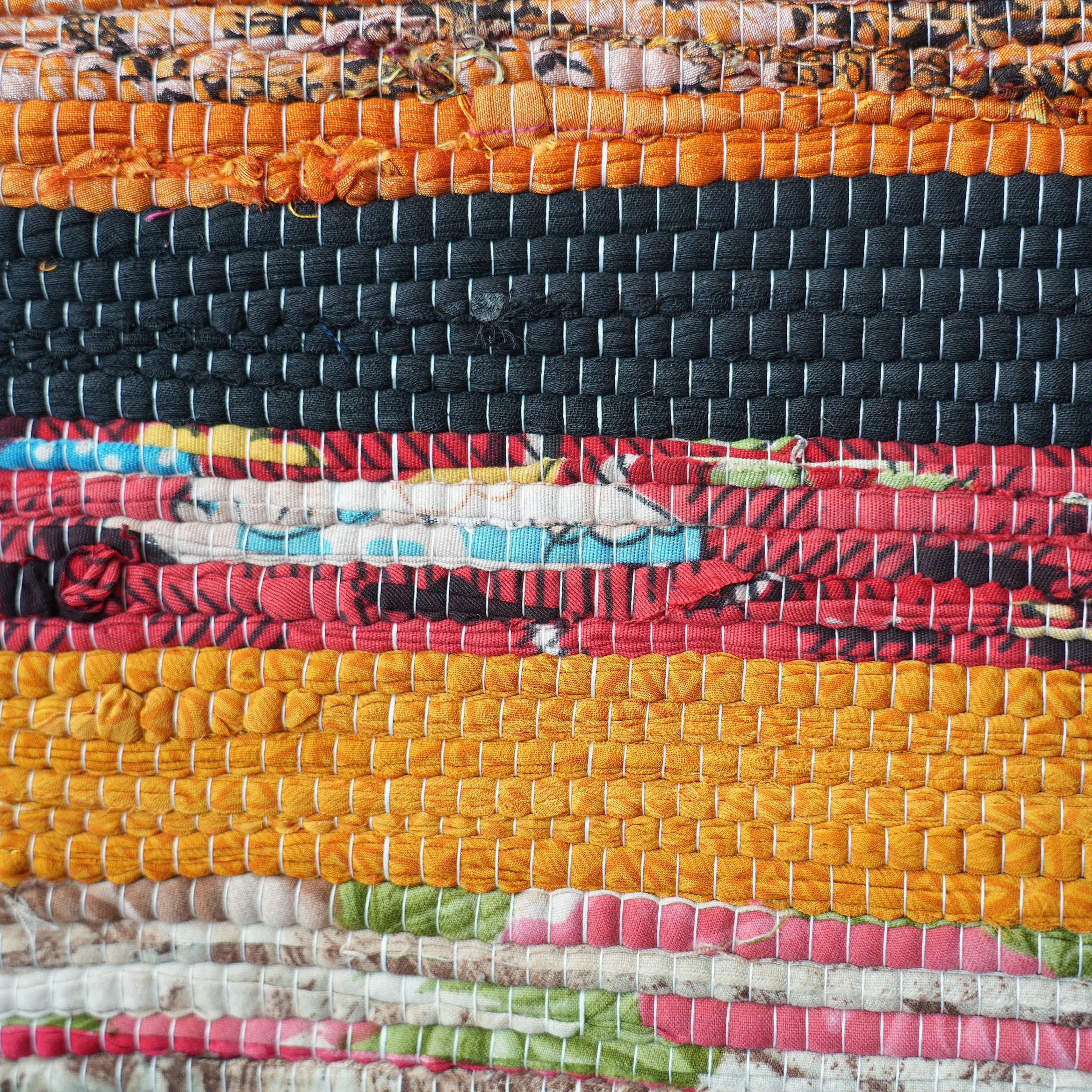 SCRAP FABRIC RUG D