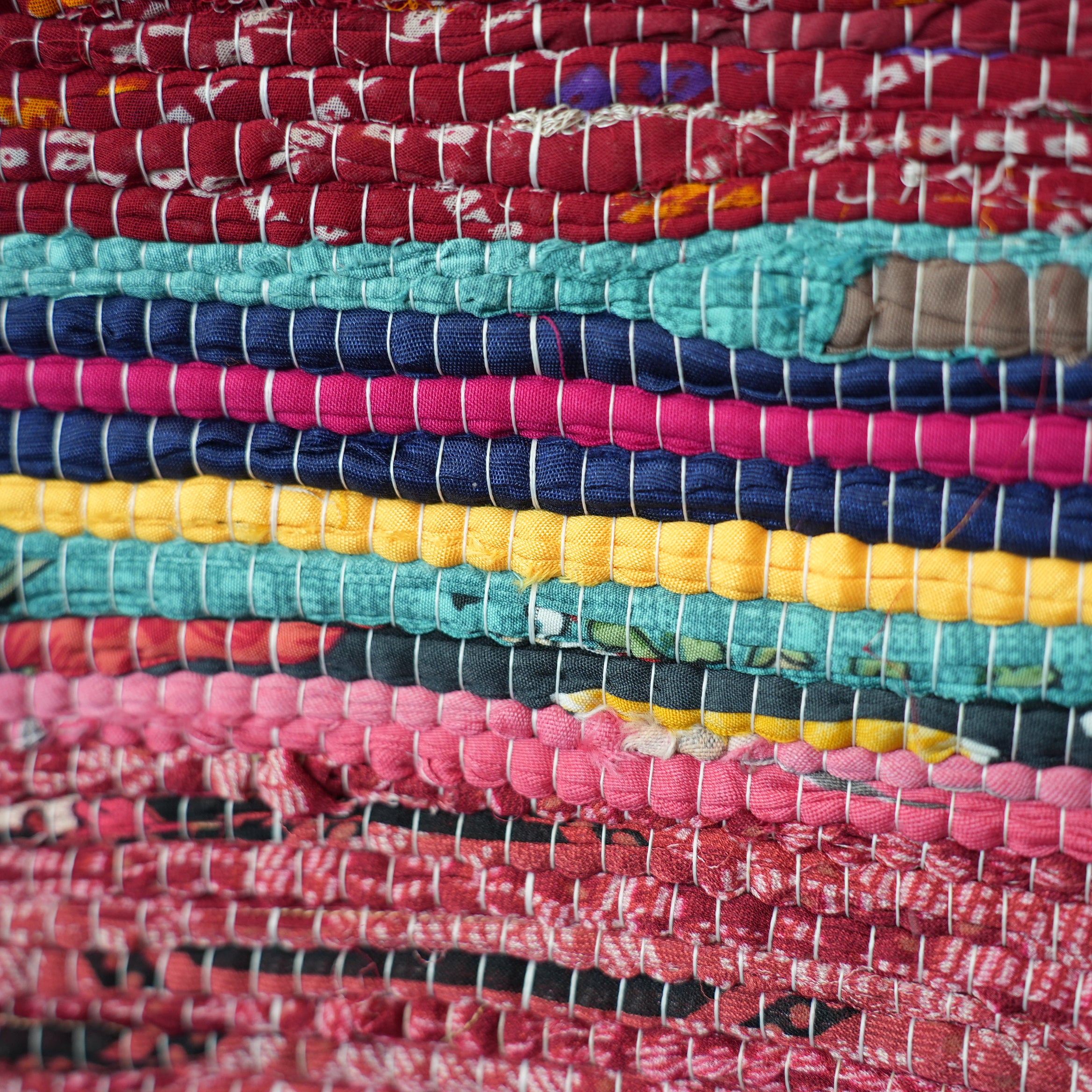 SCRAP FABRIC RUG D