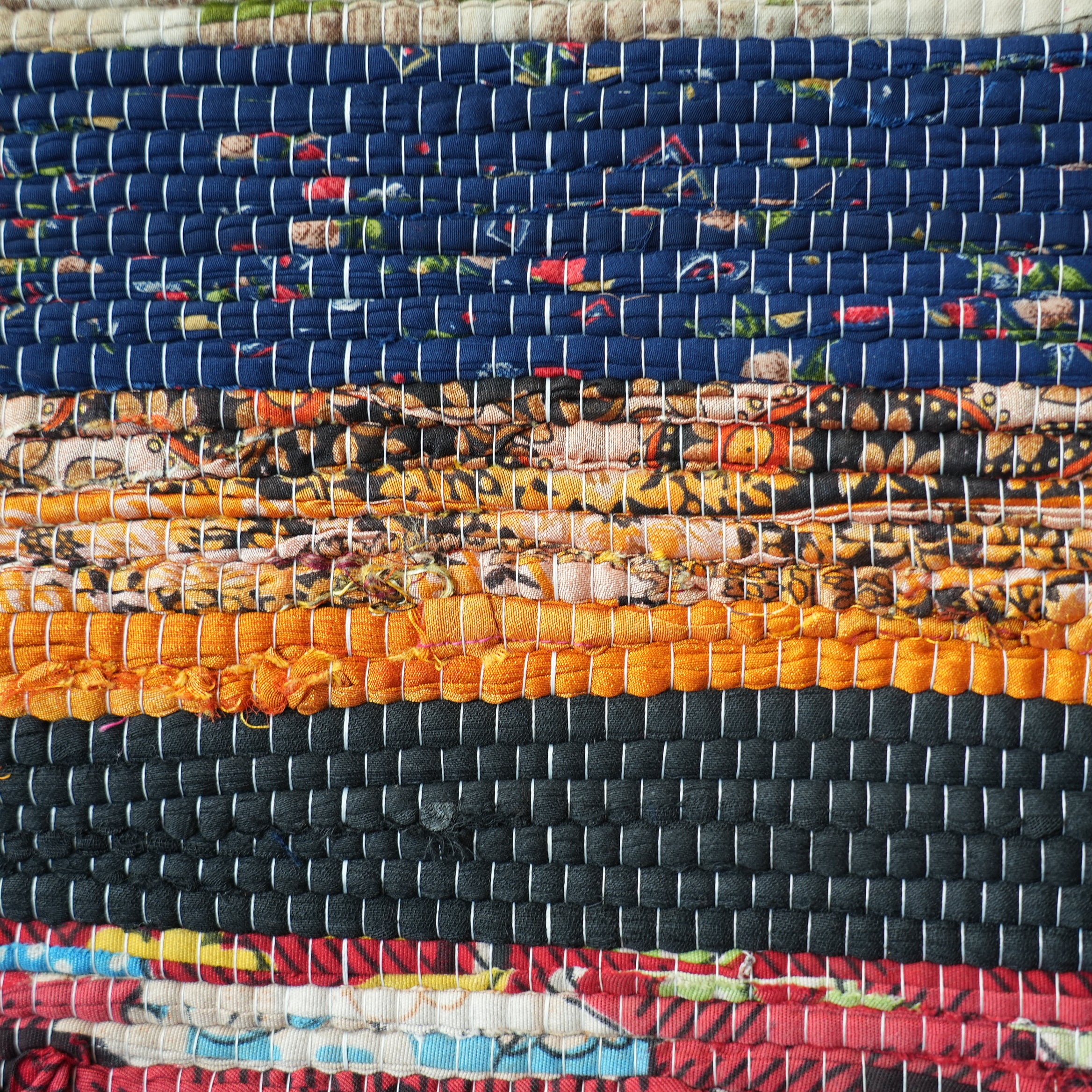 SCRAP FABRIC RUG D