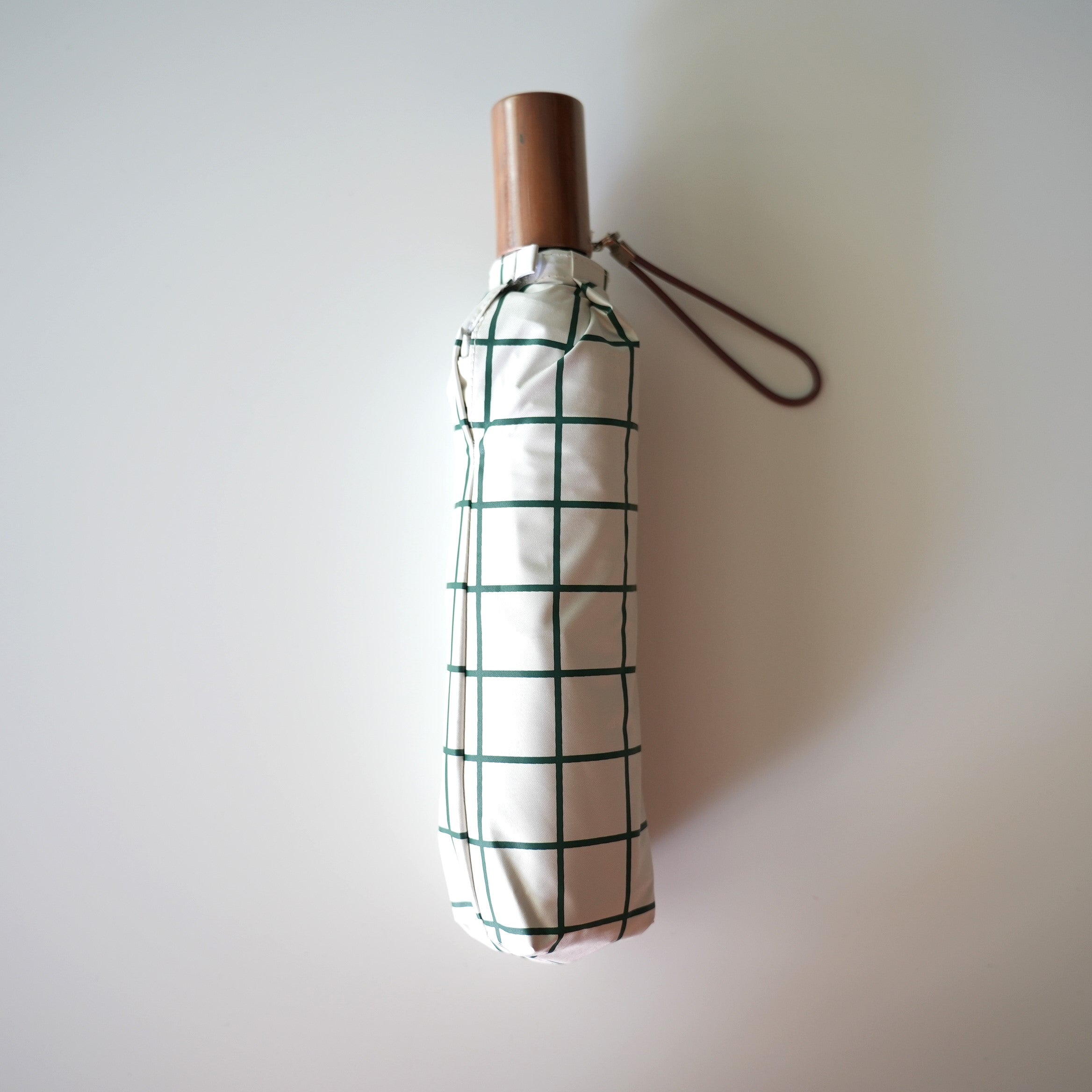 Sunshade Folding Umbrella GRID WH/GR