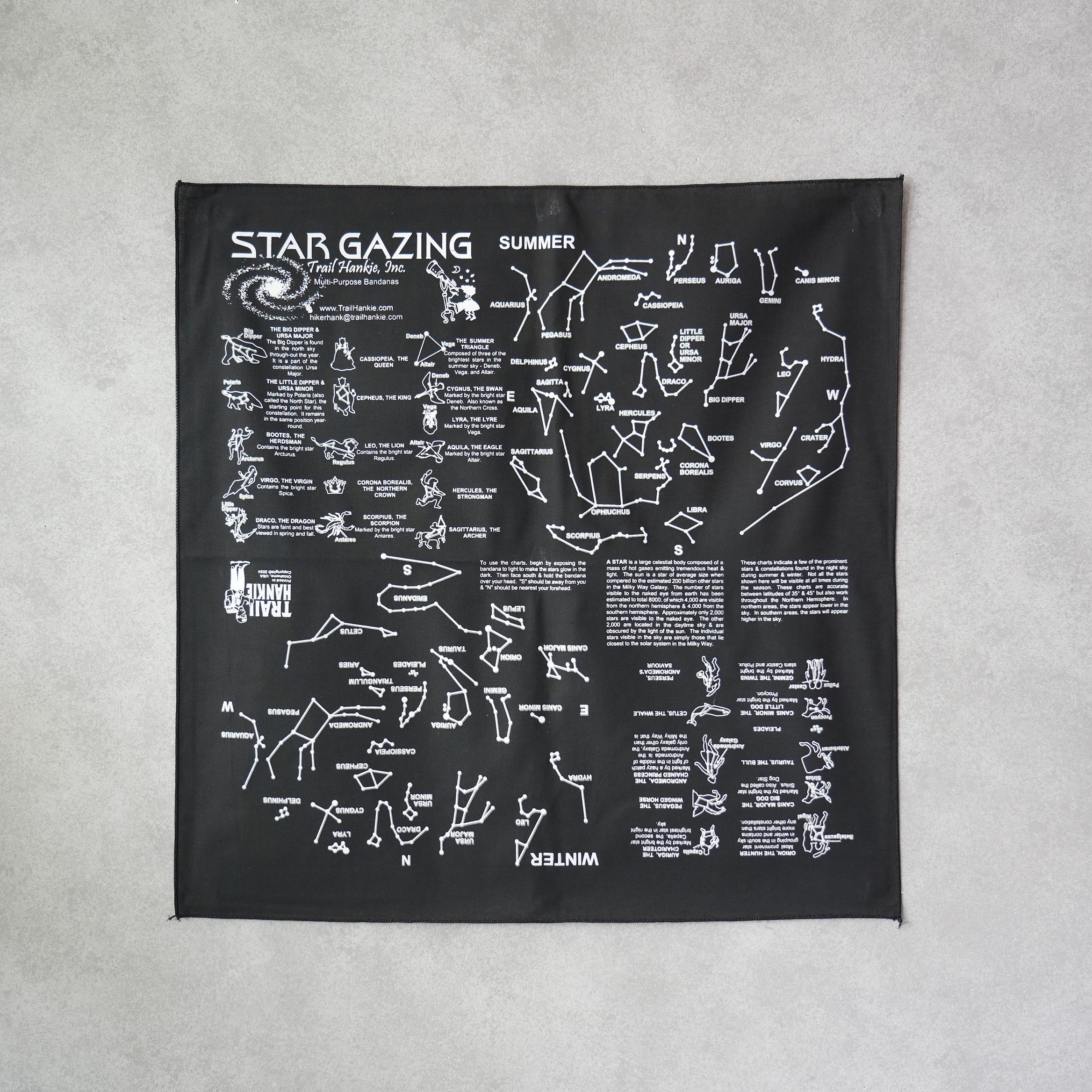 TRAIL HANKIE BANDANA STAR GAZING