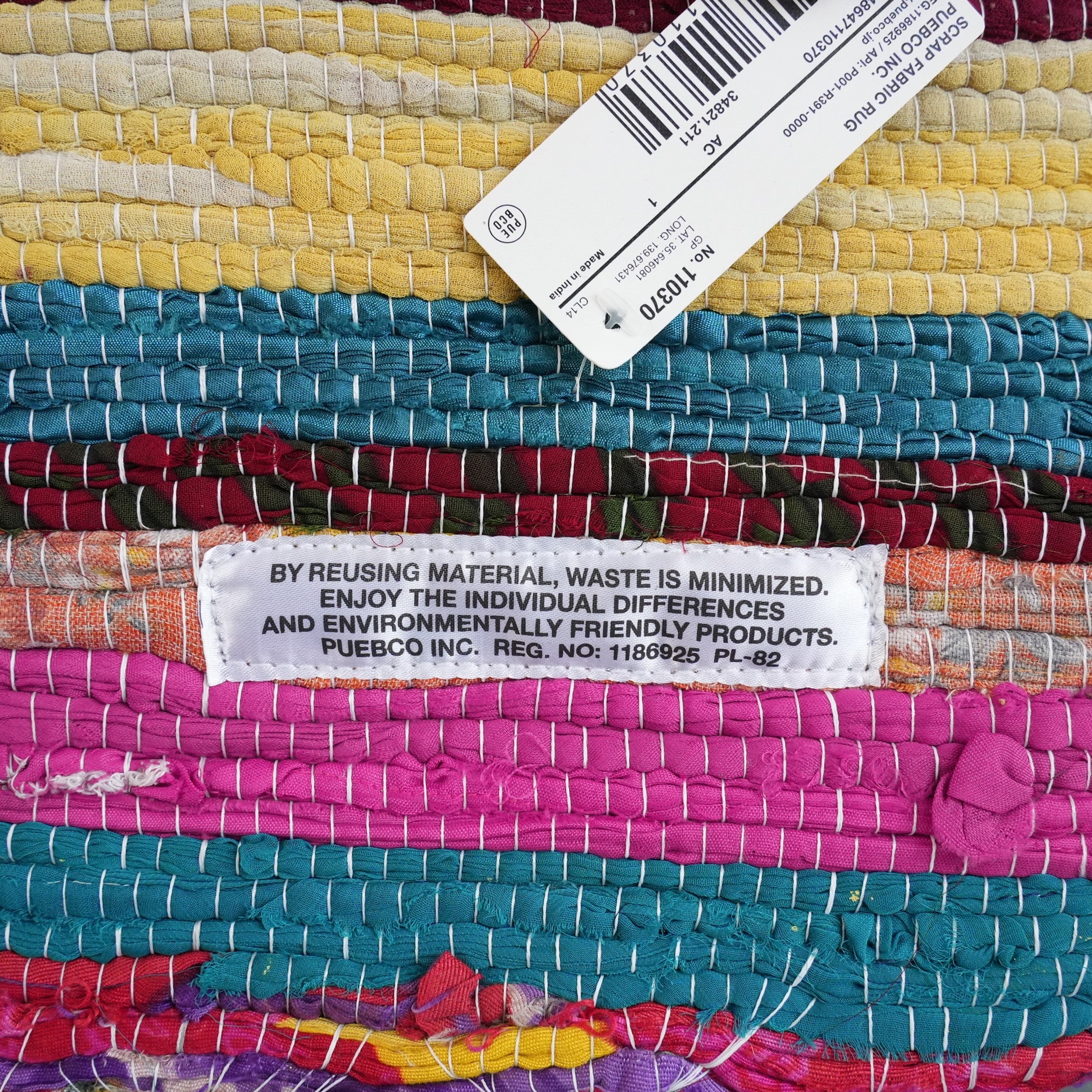 SCRAP FABRIC RUG B