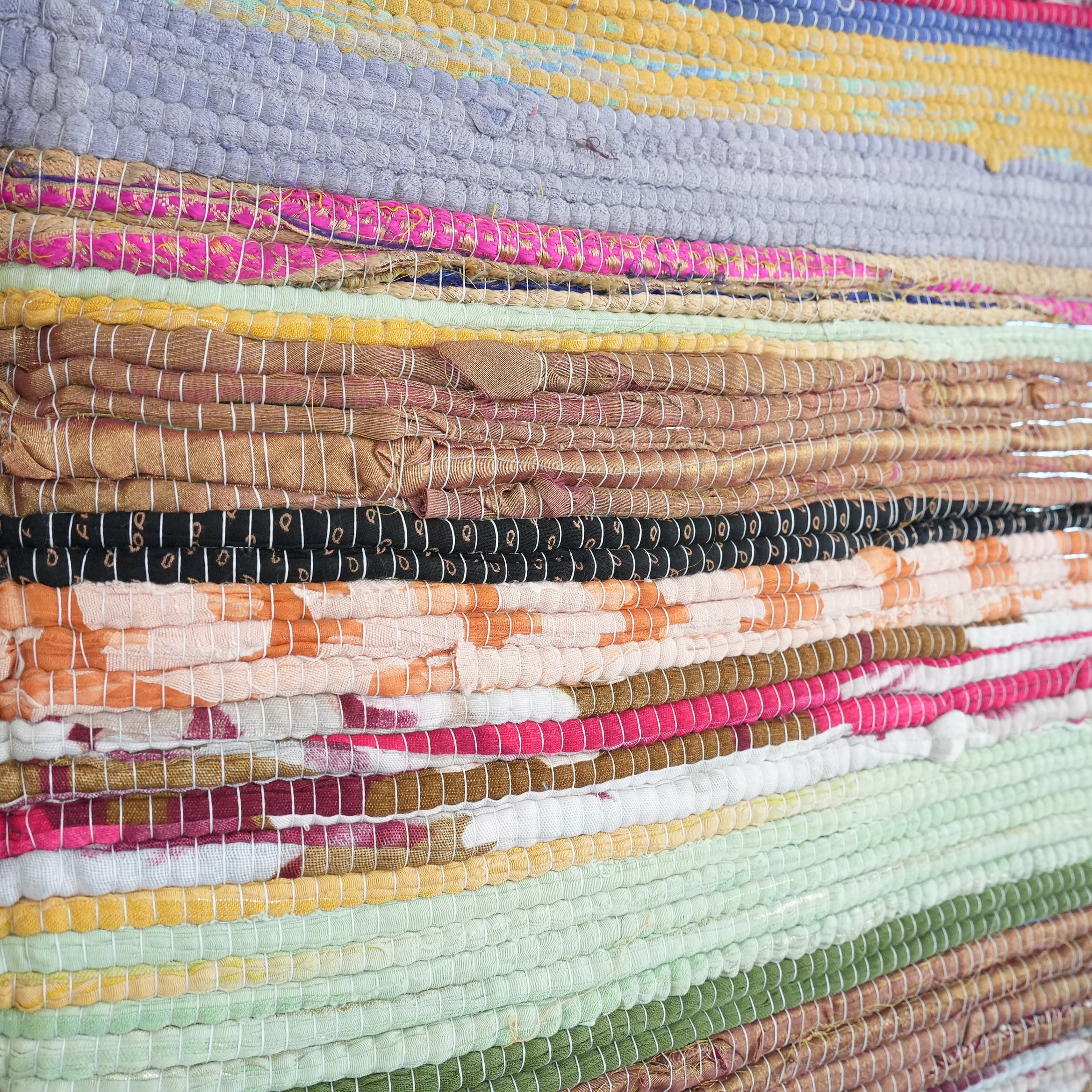 SCRAP FABRIC RUG C