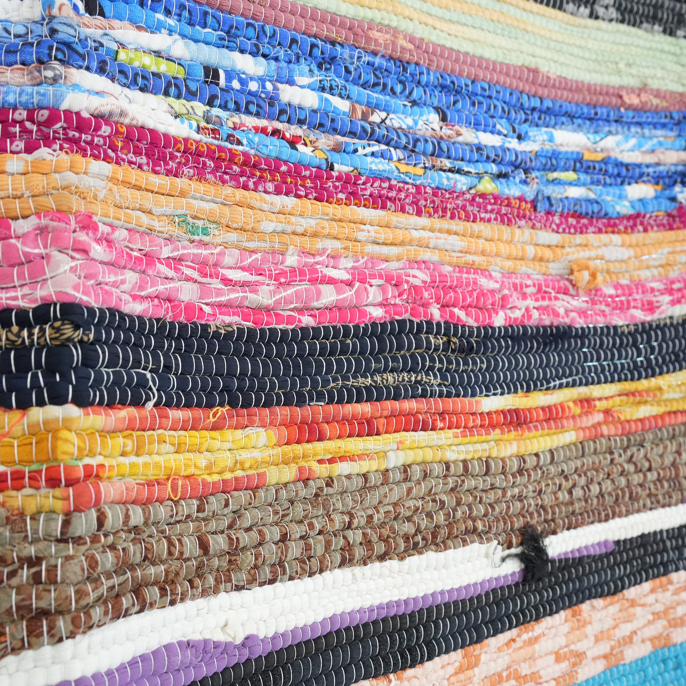 SCRAP FABRIC RUG C