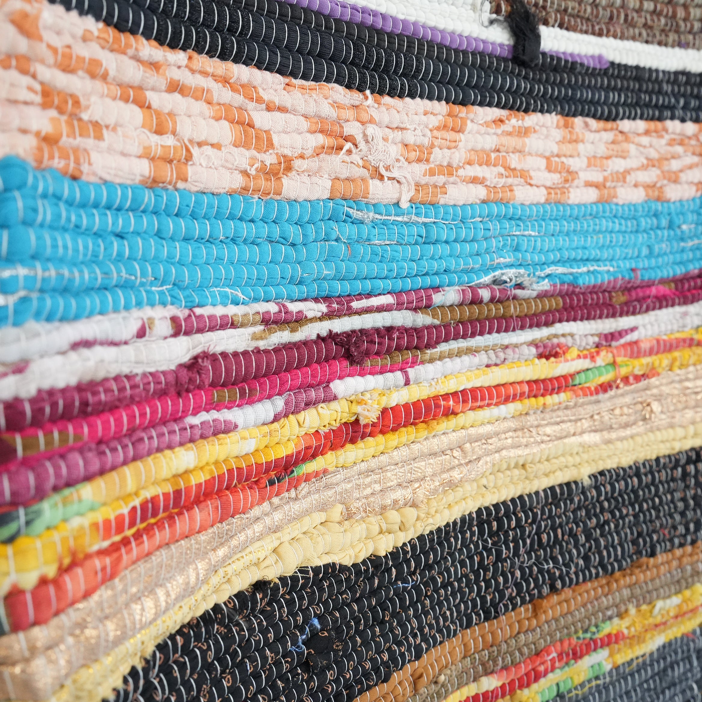 SCRAP FABRIC RUG C