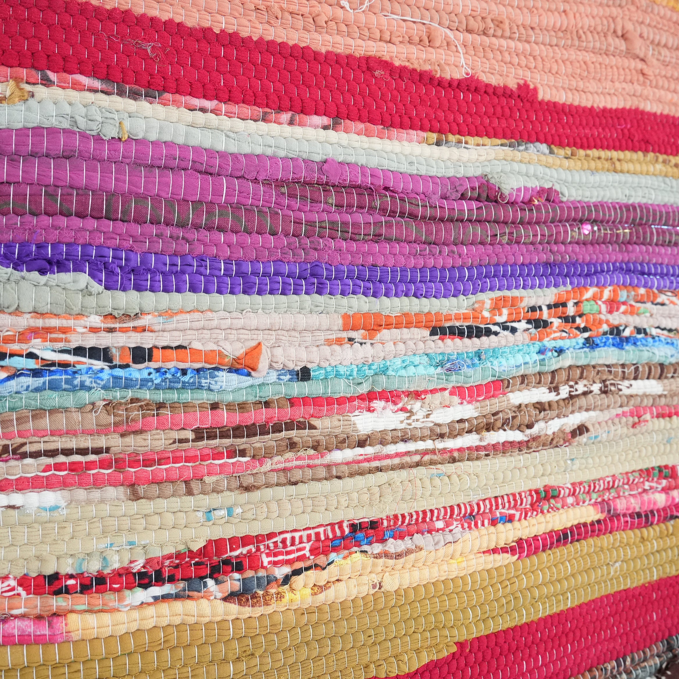 SCRAP FABRIC RUG D