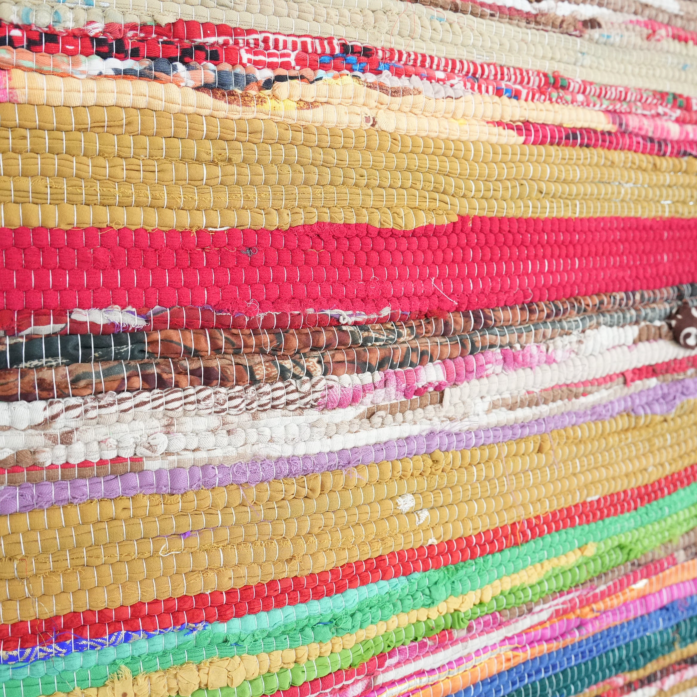 SCRAP FABRIC RUG D