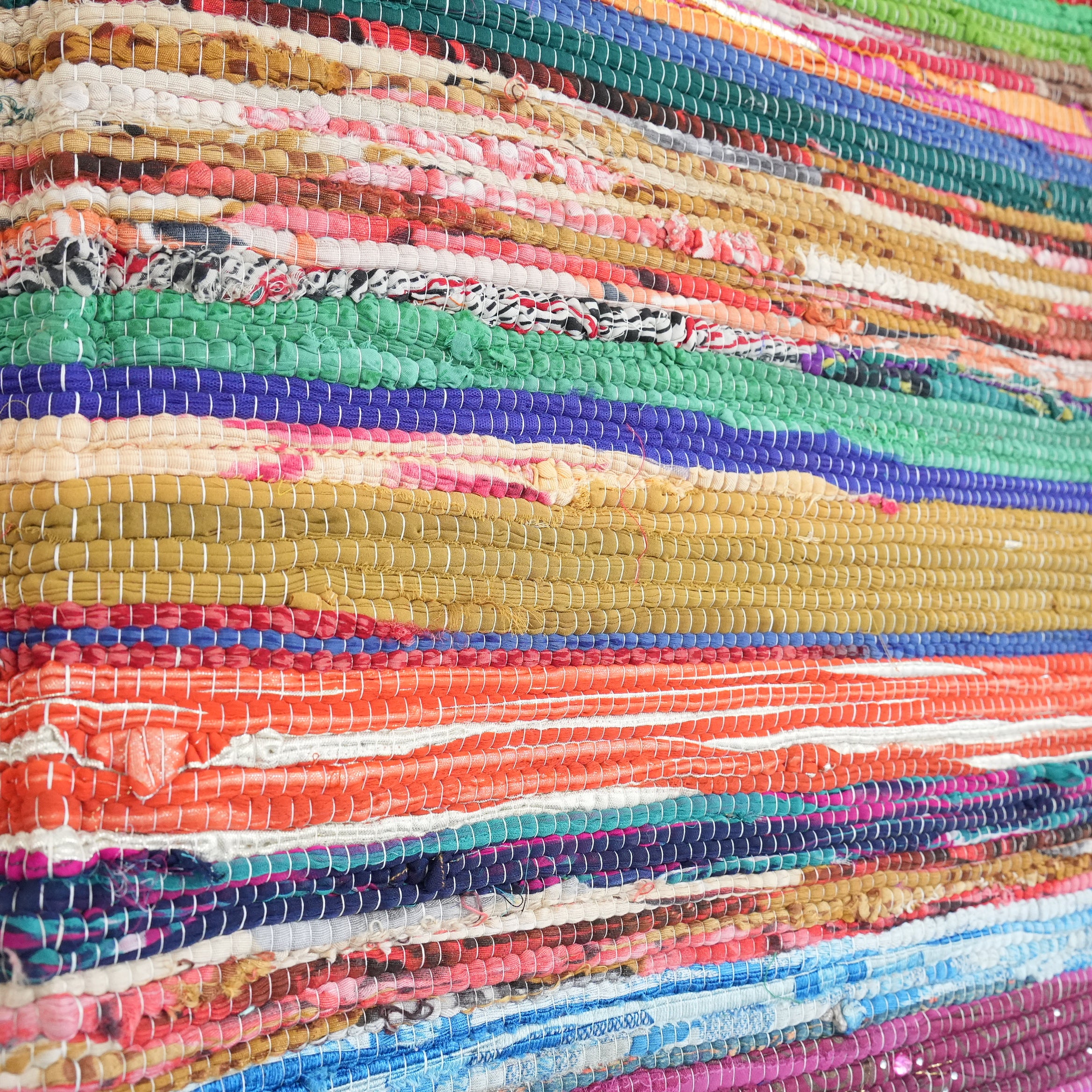 SCRAP FABRIC RUG D