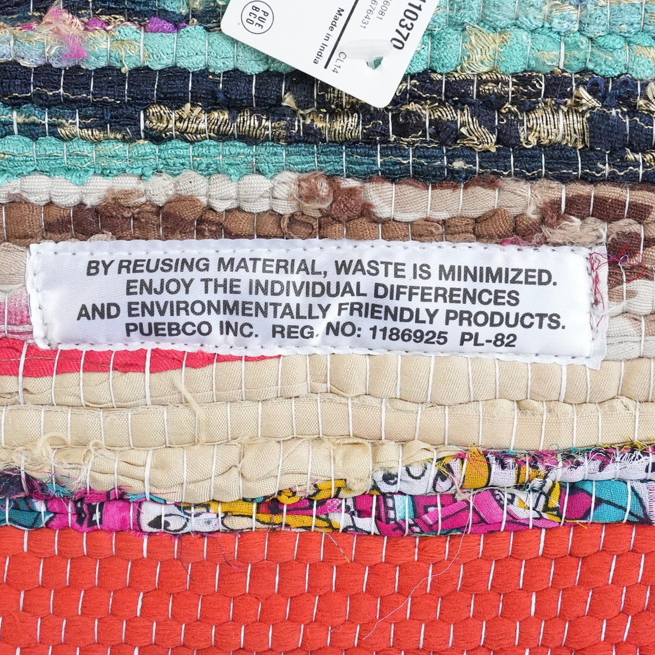SCRAP FABRIC RUG D