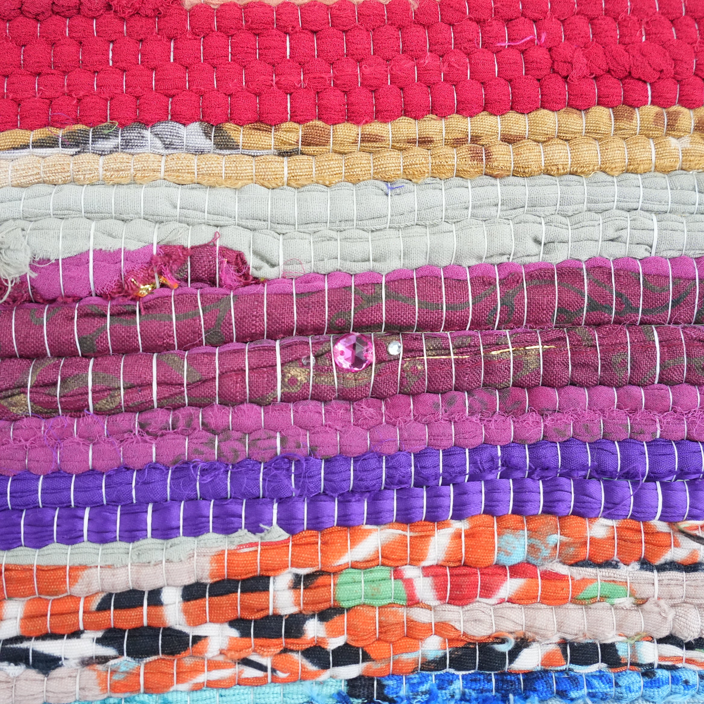 SCRAP FABRIC RUG D