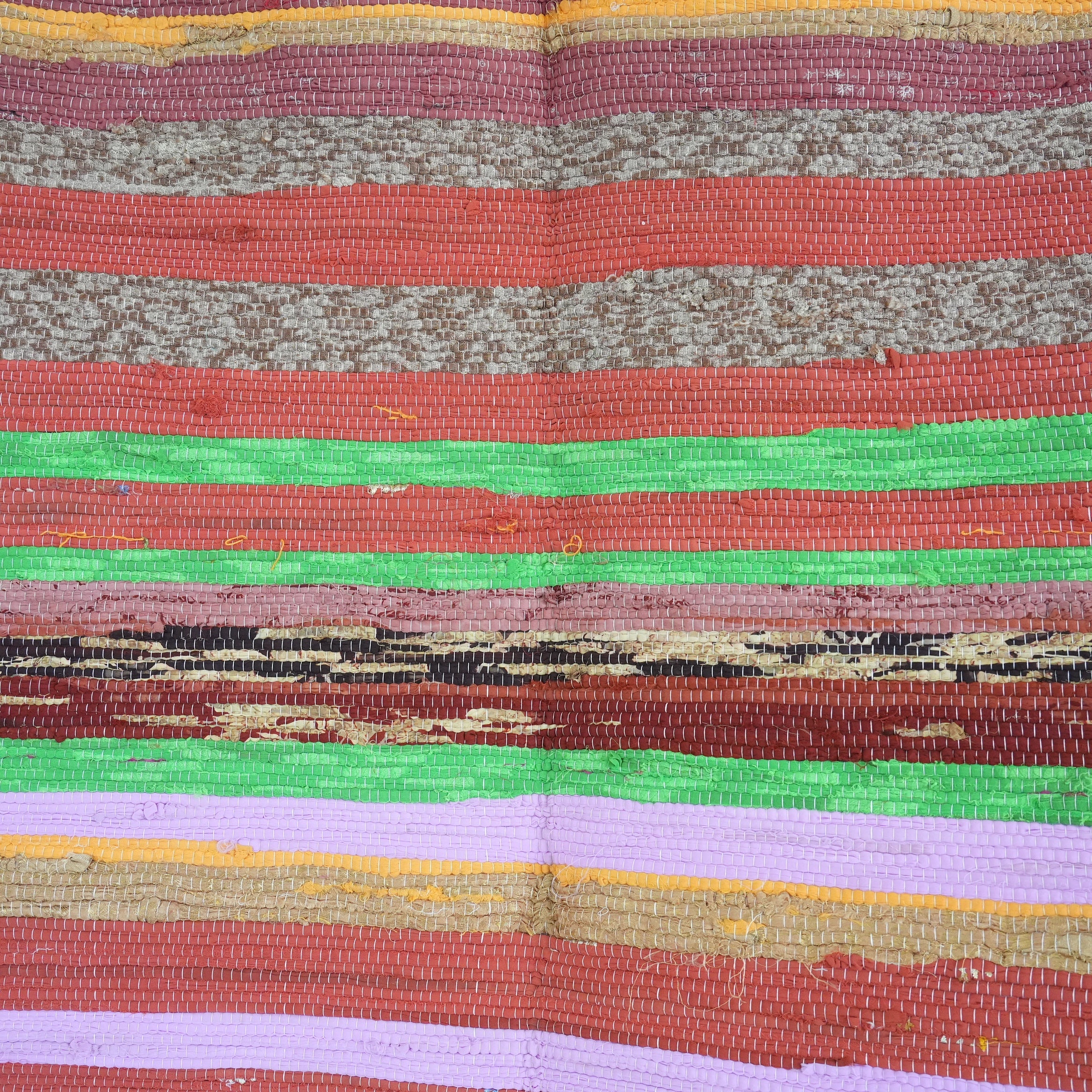 SCRAP FABRIC RUG E