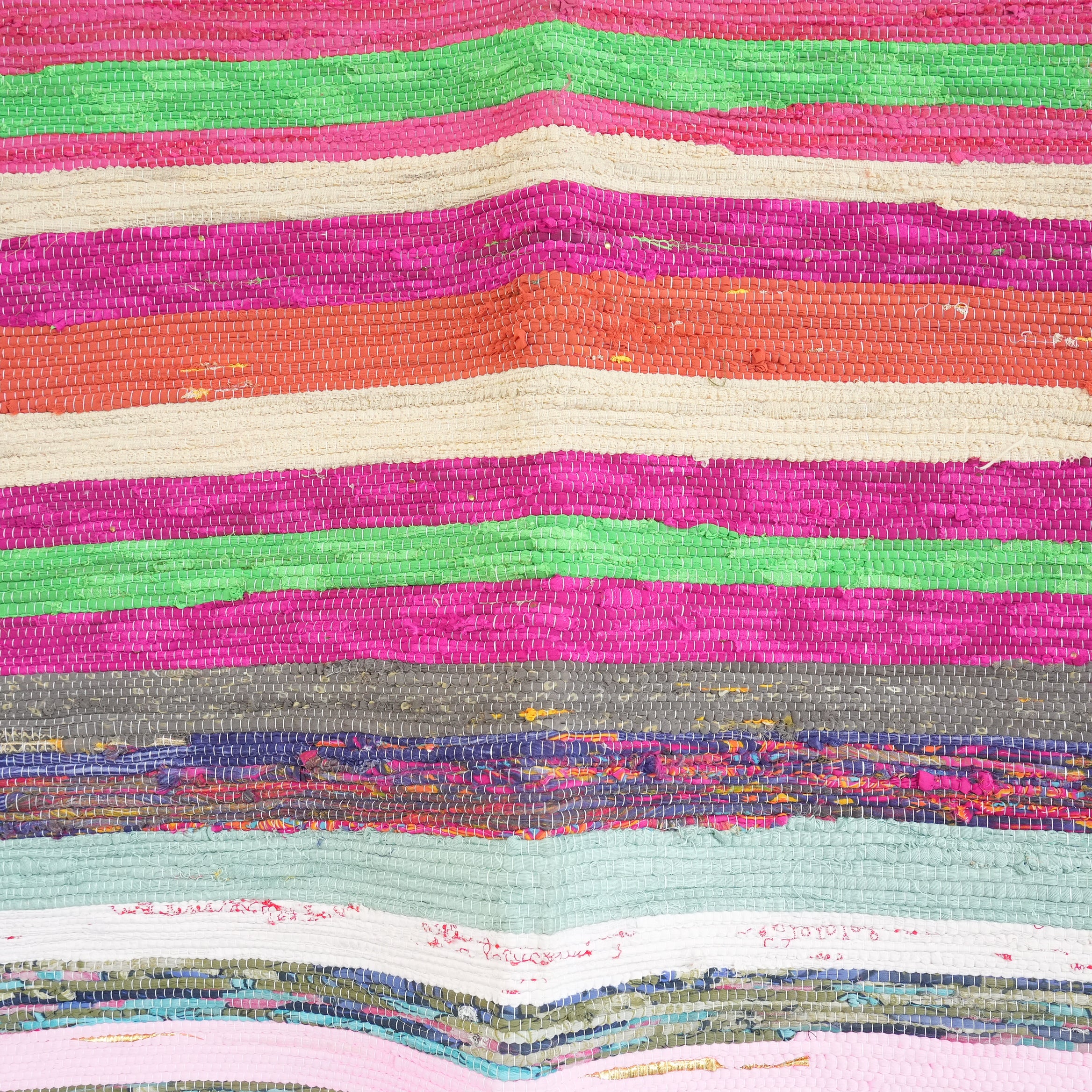 SCRAP FABRIC RUG E