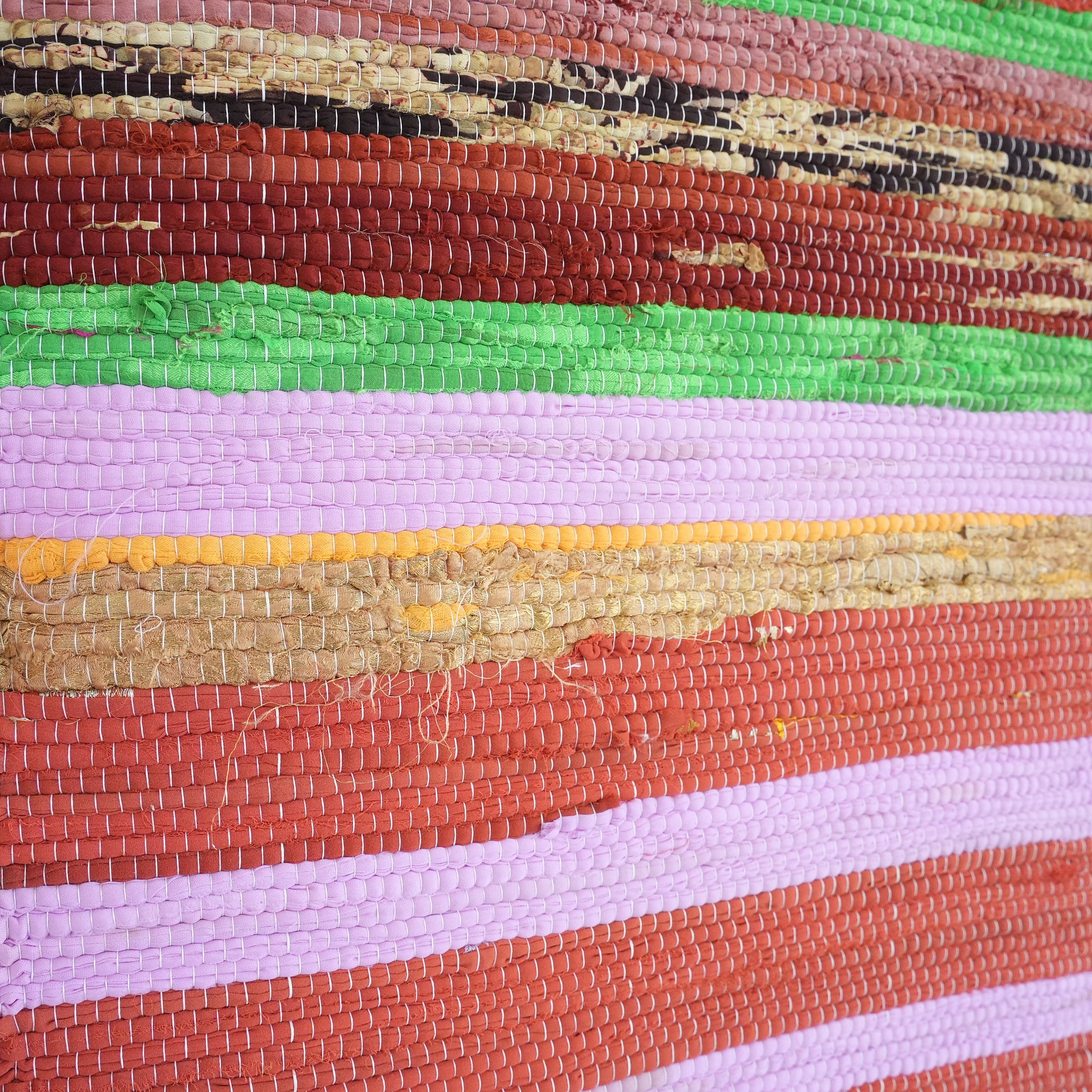 SCRAP FABRIC RUG E