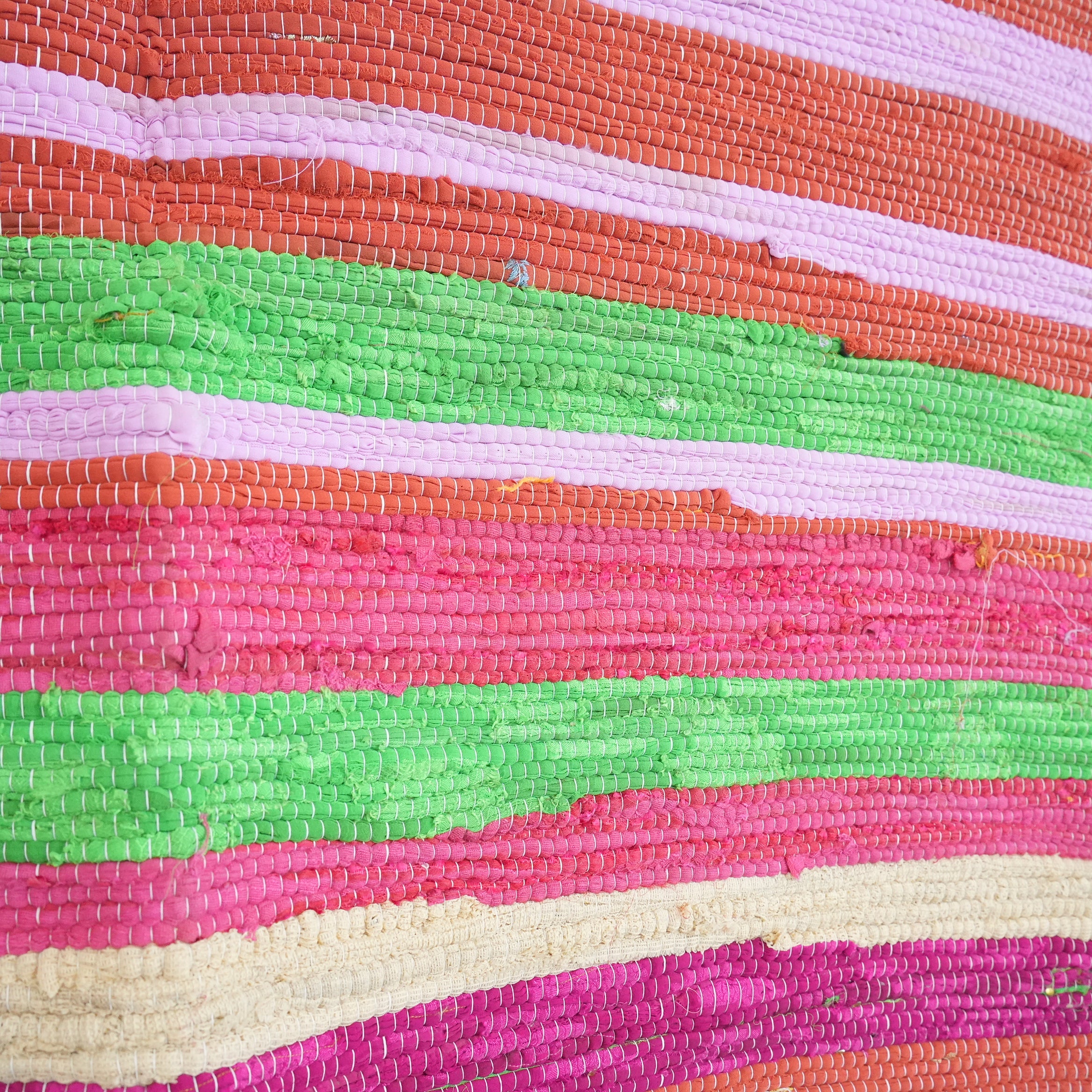 SCRAP FABRIC RUG E