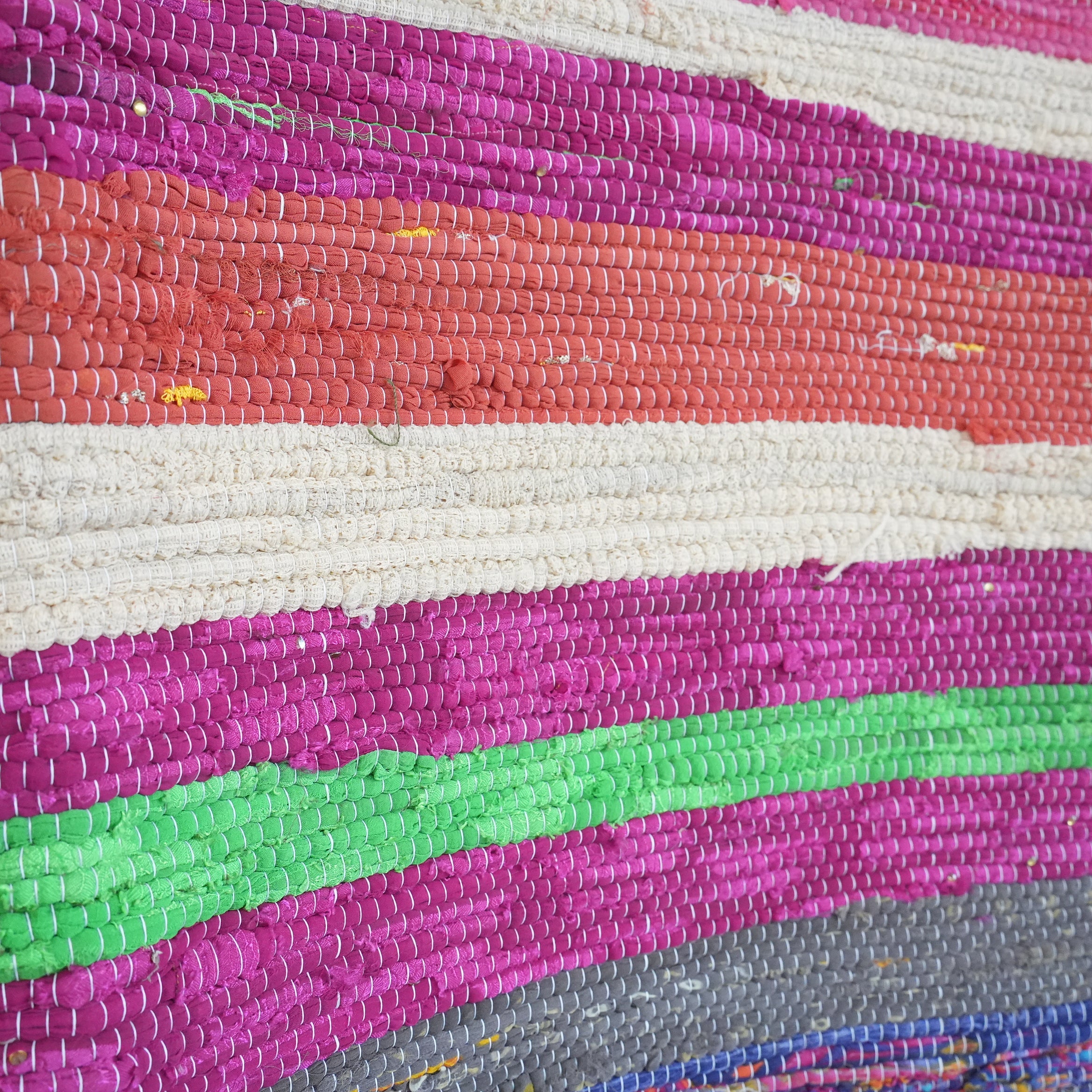 SCRAP FABRIC RUG E