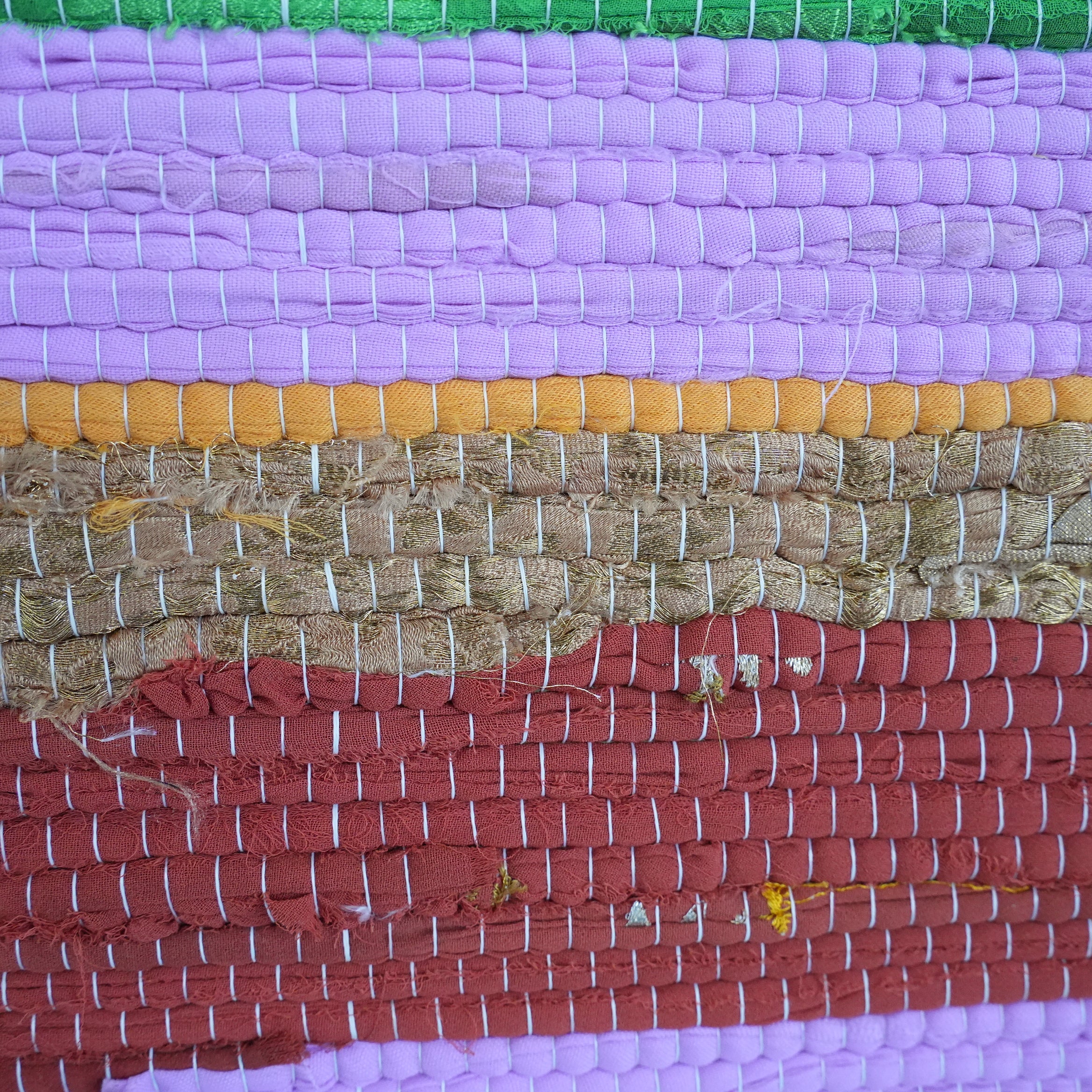 SCRAP FABRIC RUG E