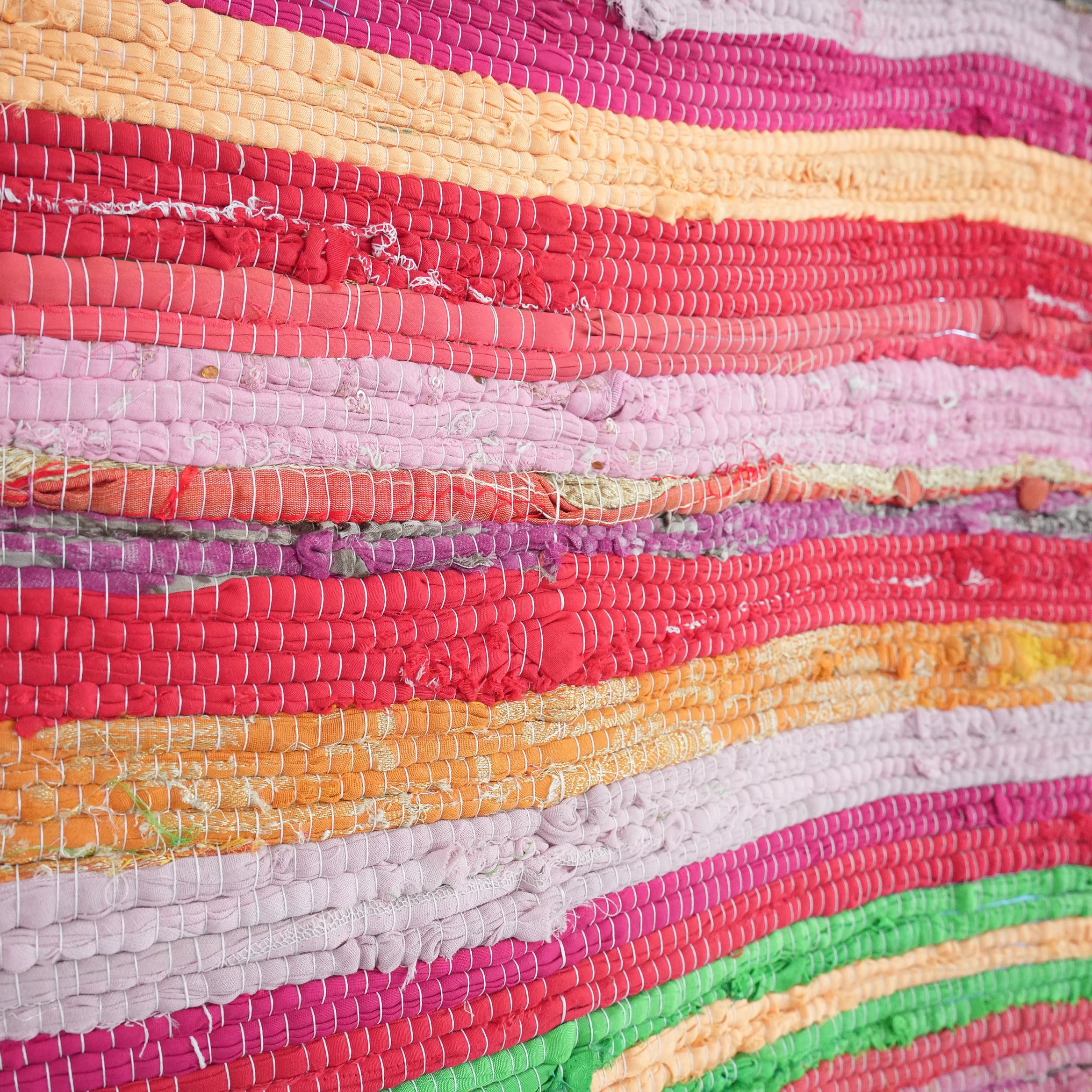 SCRAP FABRIC RUG F