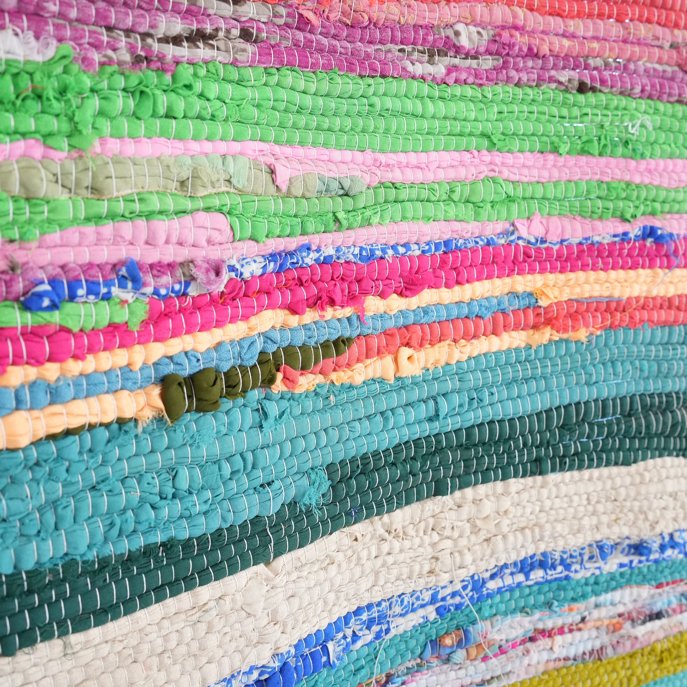 SCRAP FABRIC RUG F