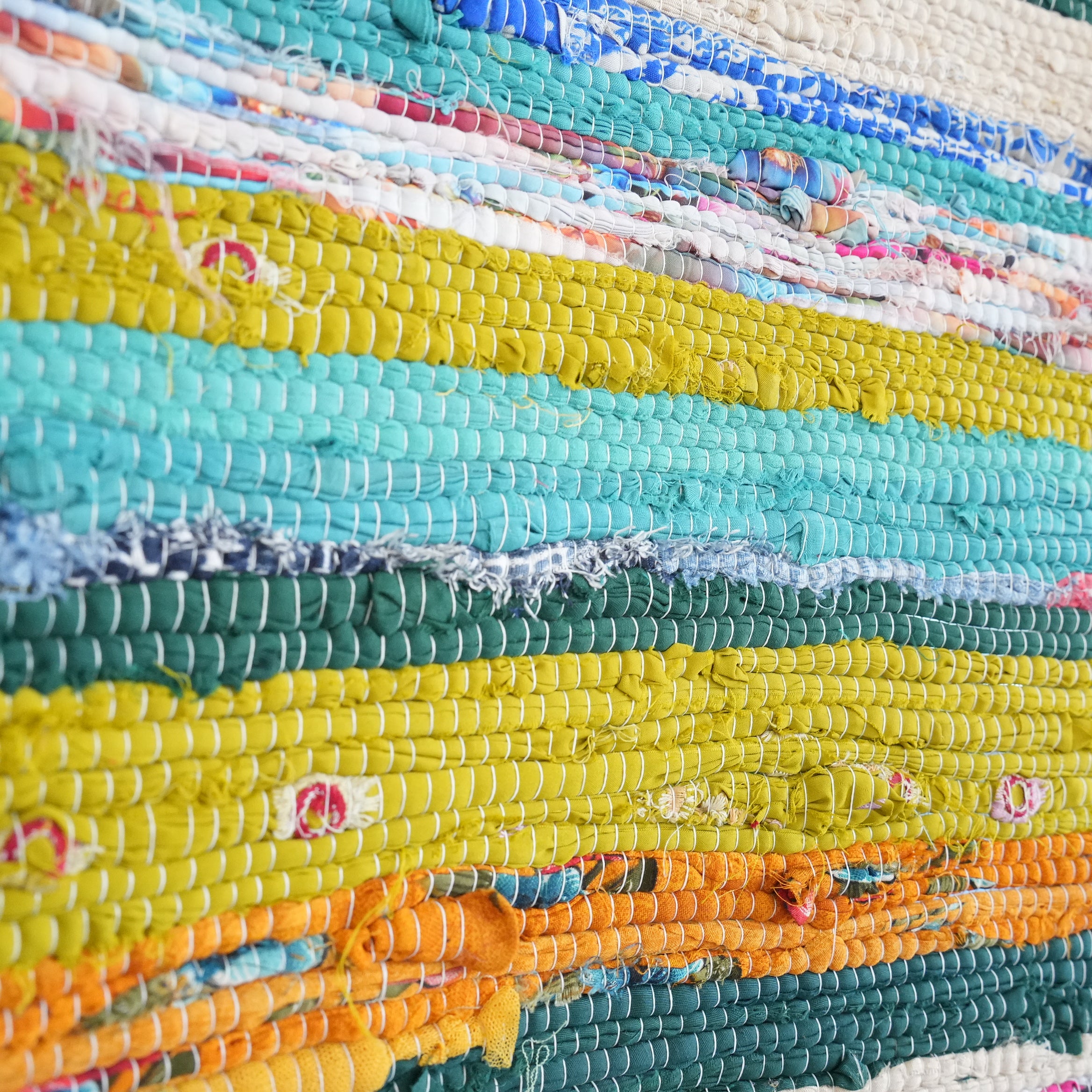 SCRAP FABRIC RUG F