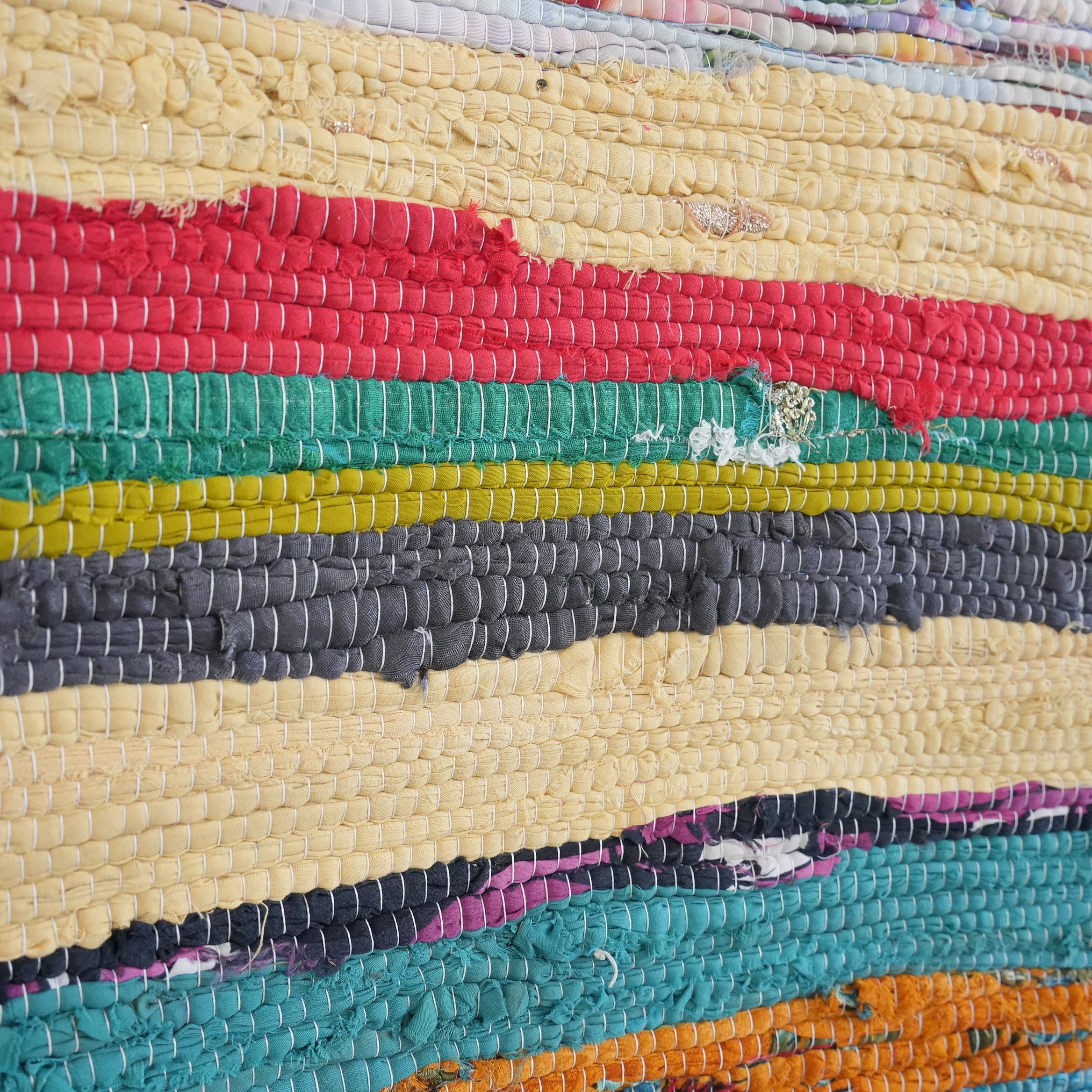 SCRAP FABRIC RUG F