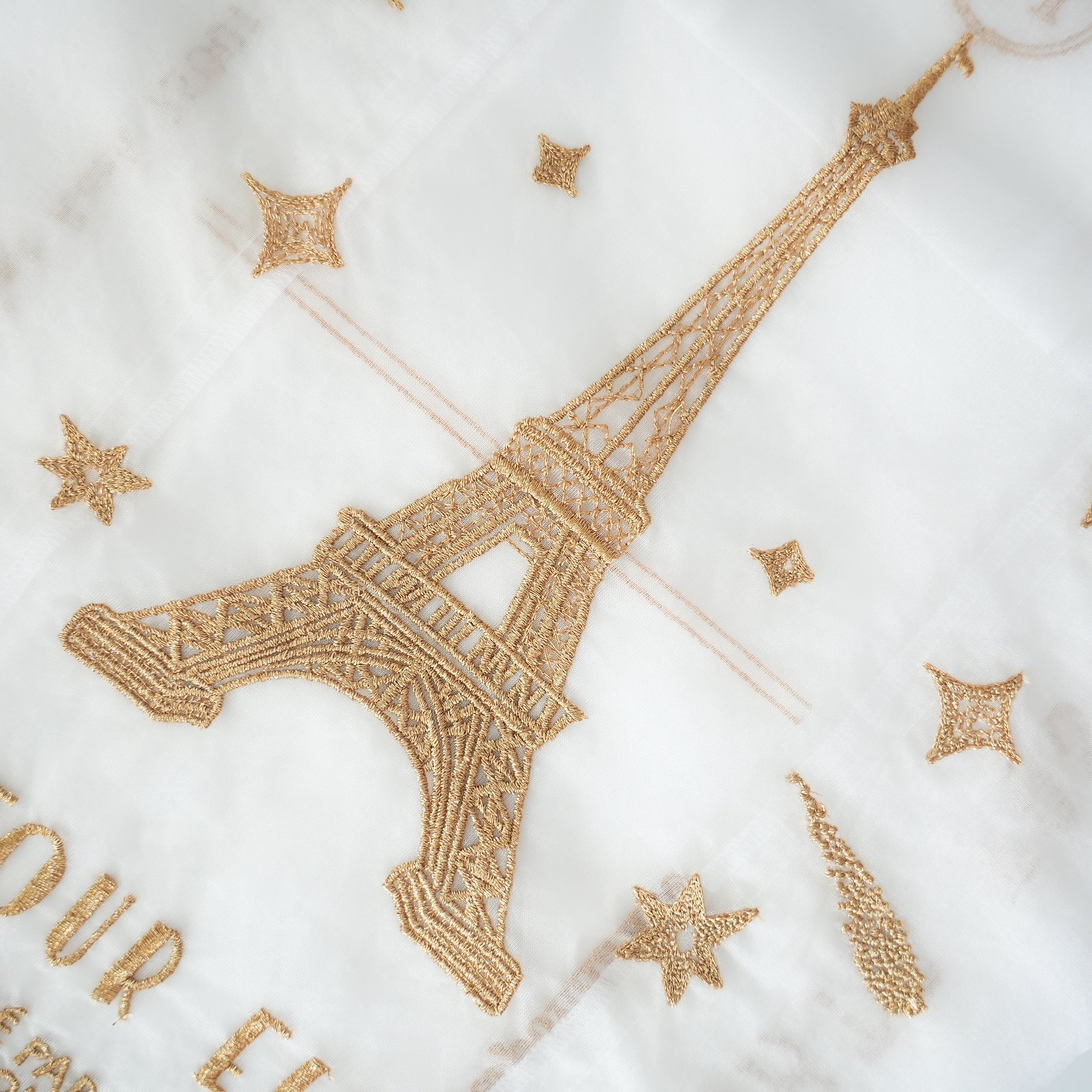 Paris Tour Eiffel White Bag