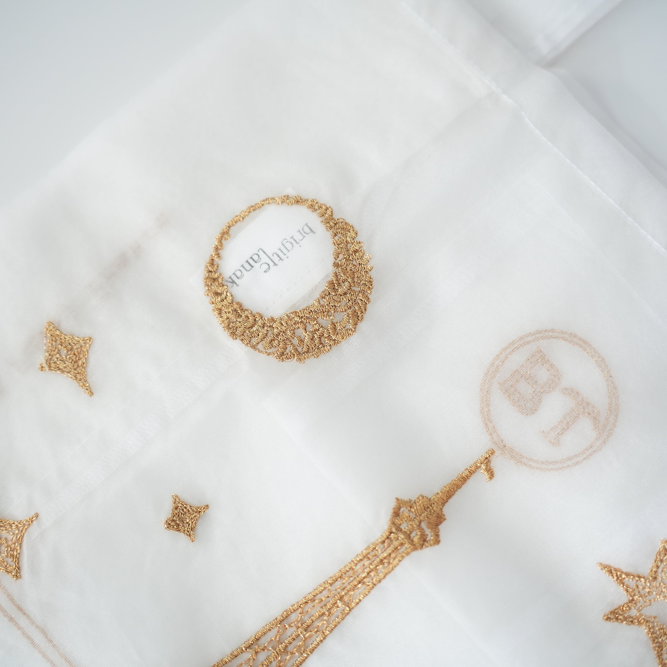 Paris Tour Eiffel White Bag
