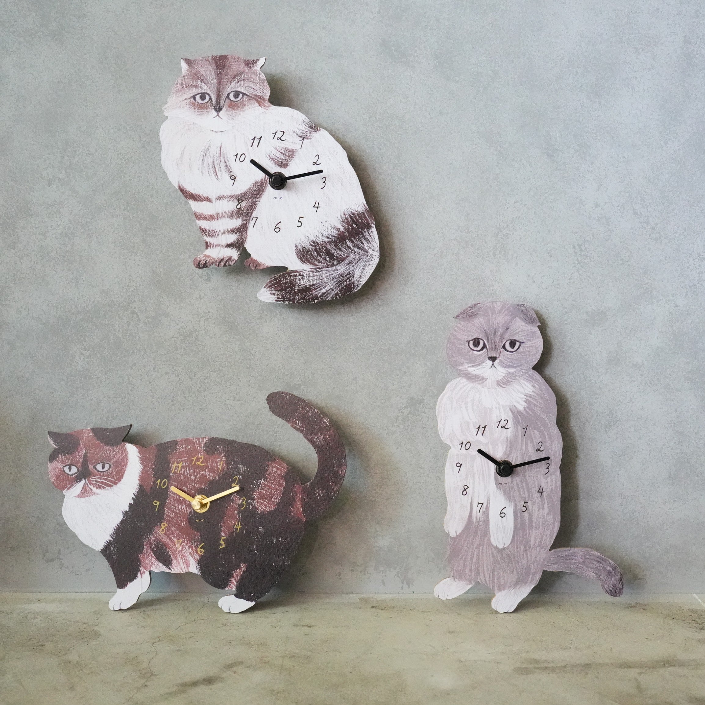 Matsuo Miyuki Diecut clock Belle