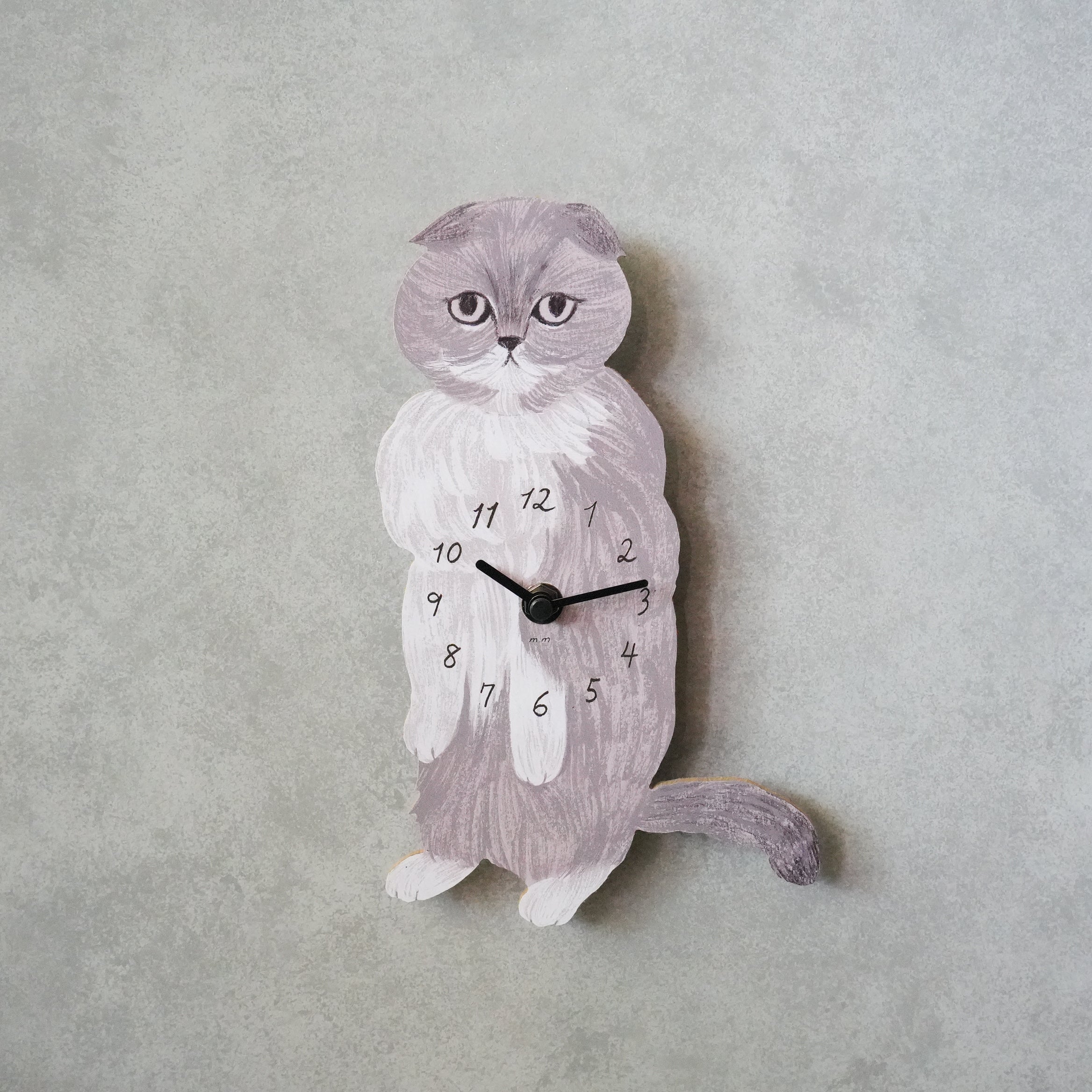 Matsuo Miyuki Diecut clock Belle