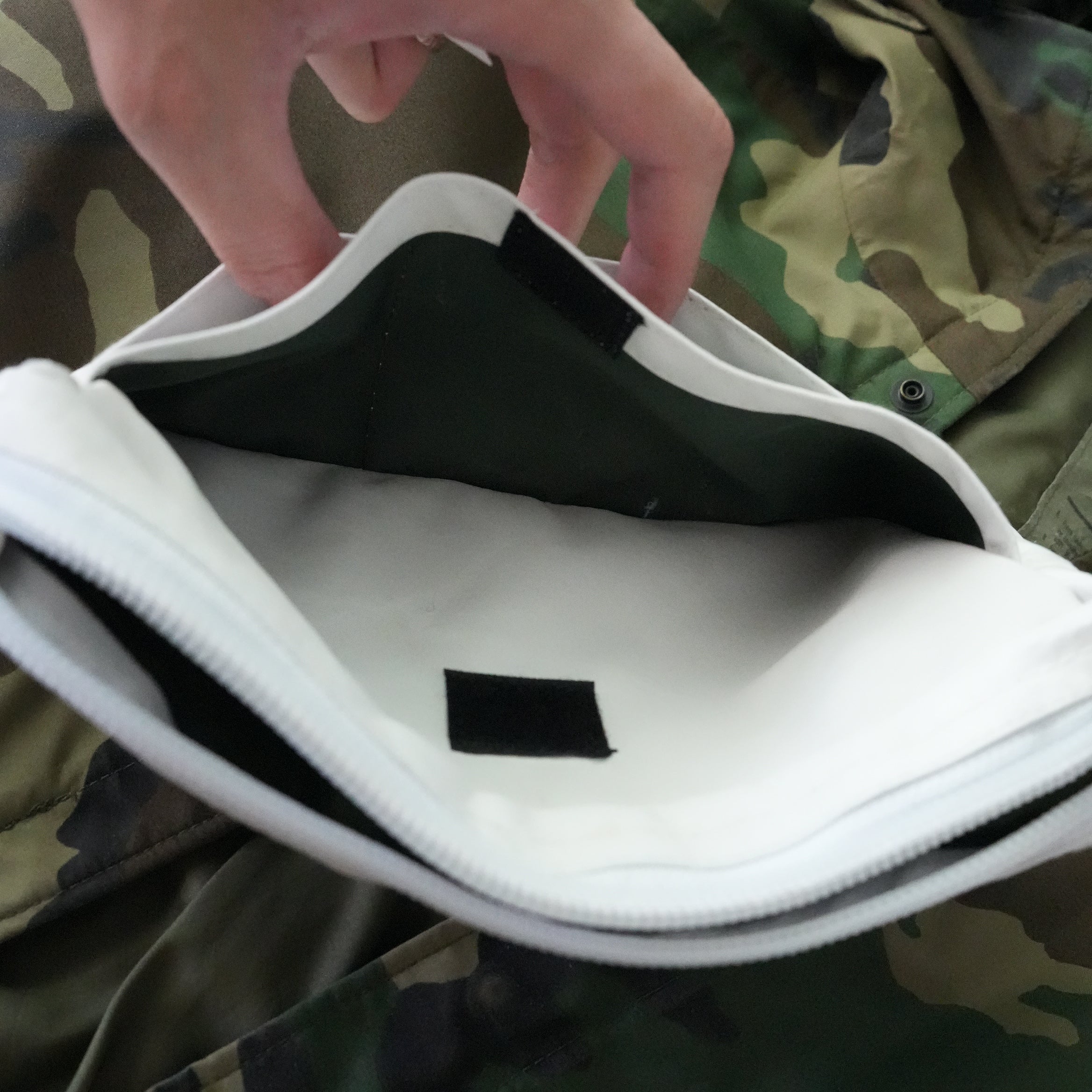 Snow Jacket Converted To Pouch